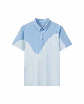 1010016-728 | MEN'S K-SWISS LOGO TIE-DYED POLO SHIRT | HARVEST