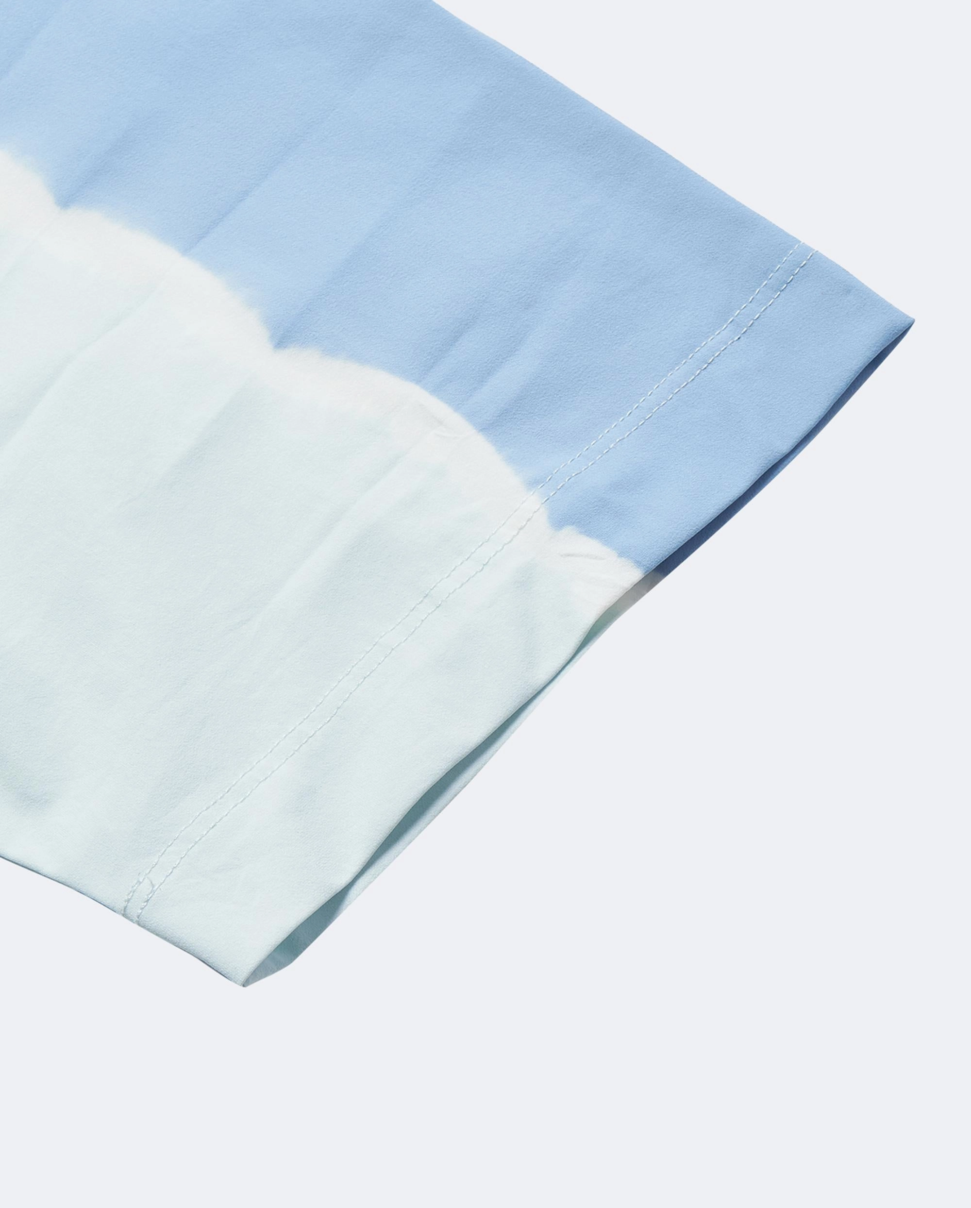 1010016-728 | MEN'S K-SWISS LOGO TIE-DYED POLO SHIRT | HARVEST