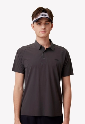 1010021-095 | MEN'S K-SWISS LOGO POLO SHIRT | GRAY/ASST