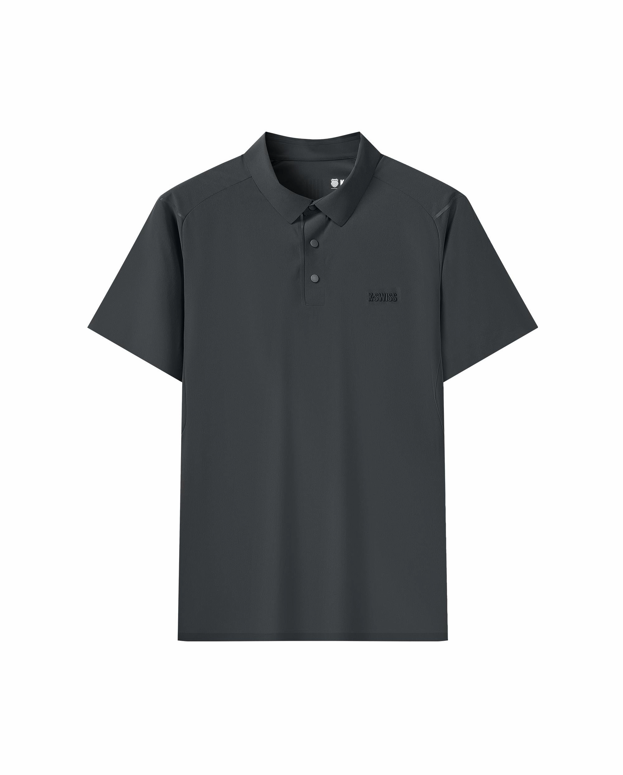 1010021-095 | MEN'S K-SWISS LOGO POLO SHIRT | GRAY/ASST