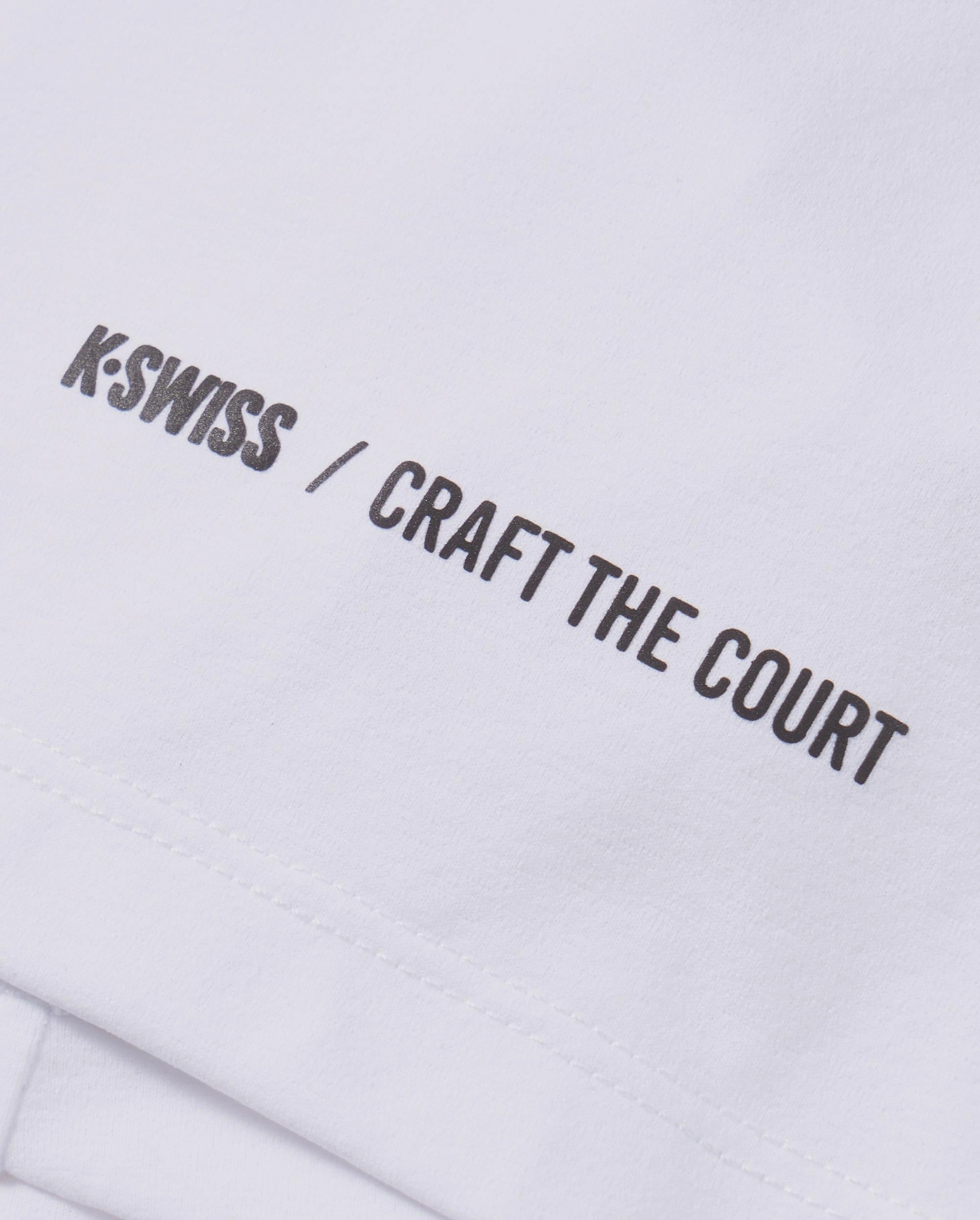1011568-101 | T-SHIRT 'CRAFT THE COURT' QUICK-DRY UPF50  | WHITE