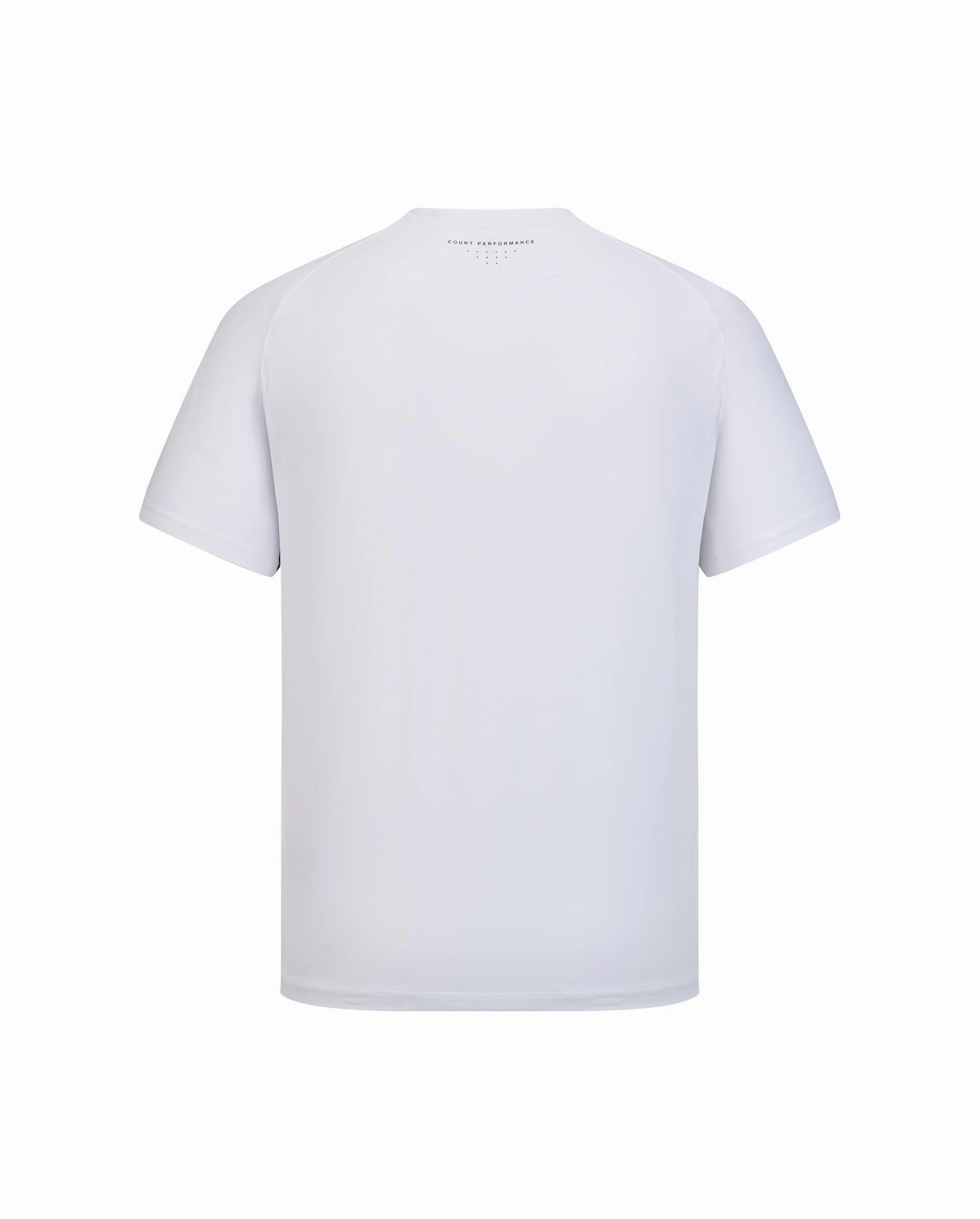 1011568-101 | T-SHIRT 'CRAFT THE COURT' QUICK-DRY UPF50  | WHITE