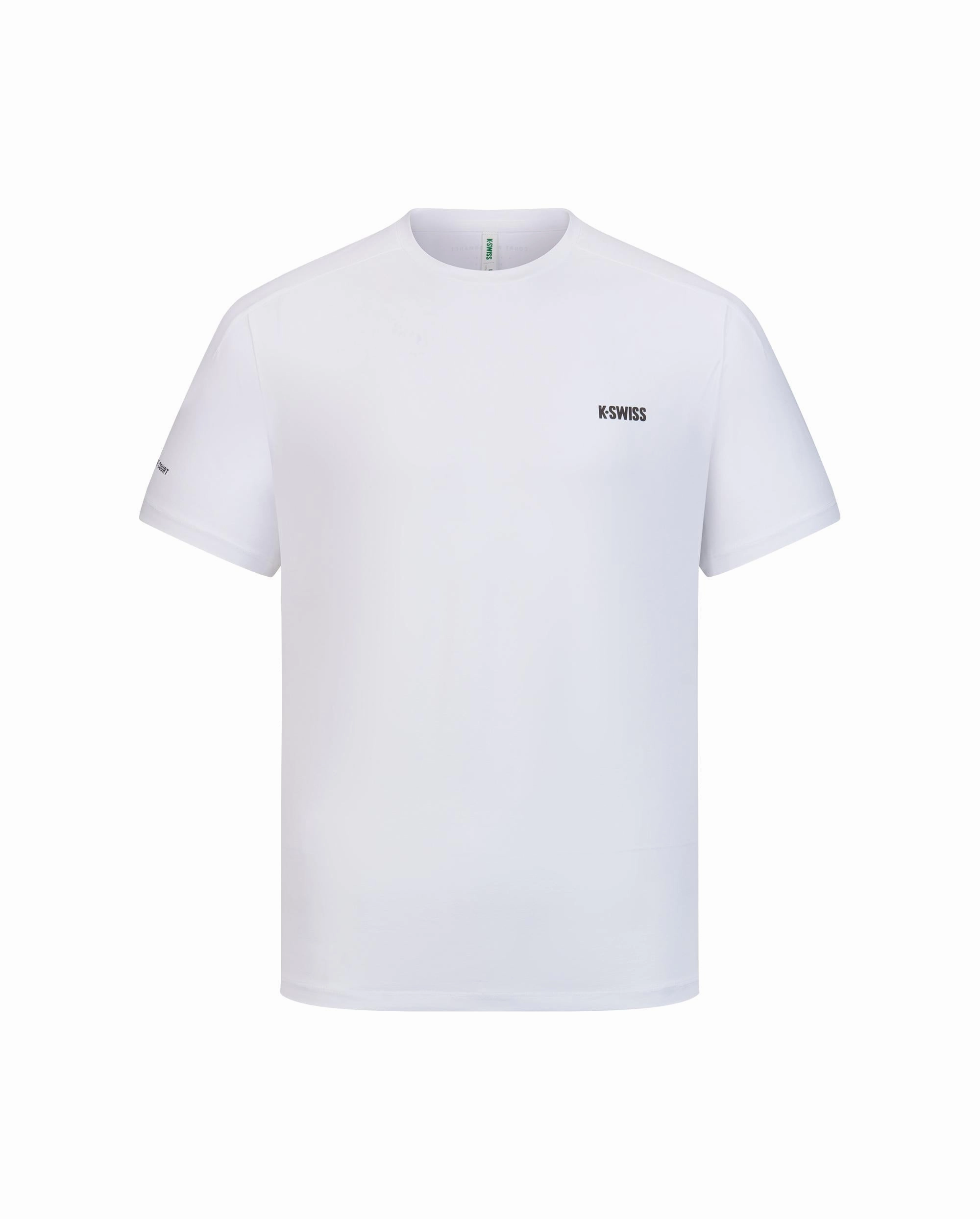 1011568-101 | T-SHIRT 'CRAFT THE COURT' QUICK-DRY UPF50  | WHITE