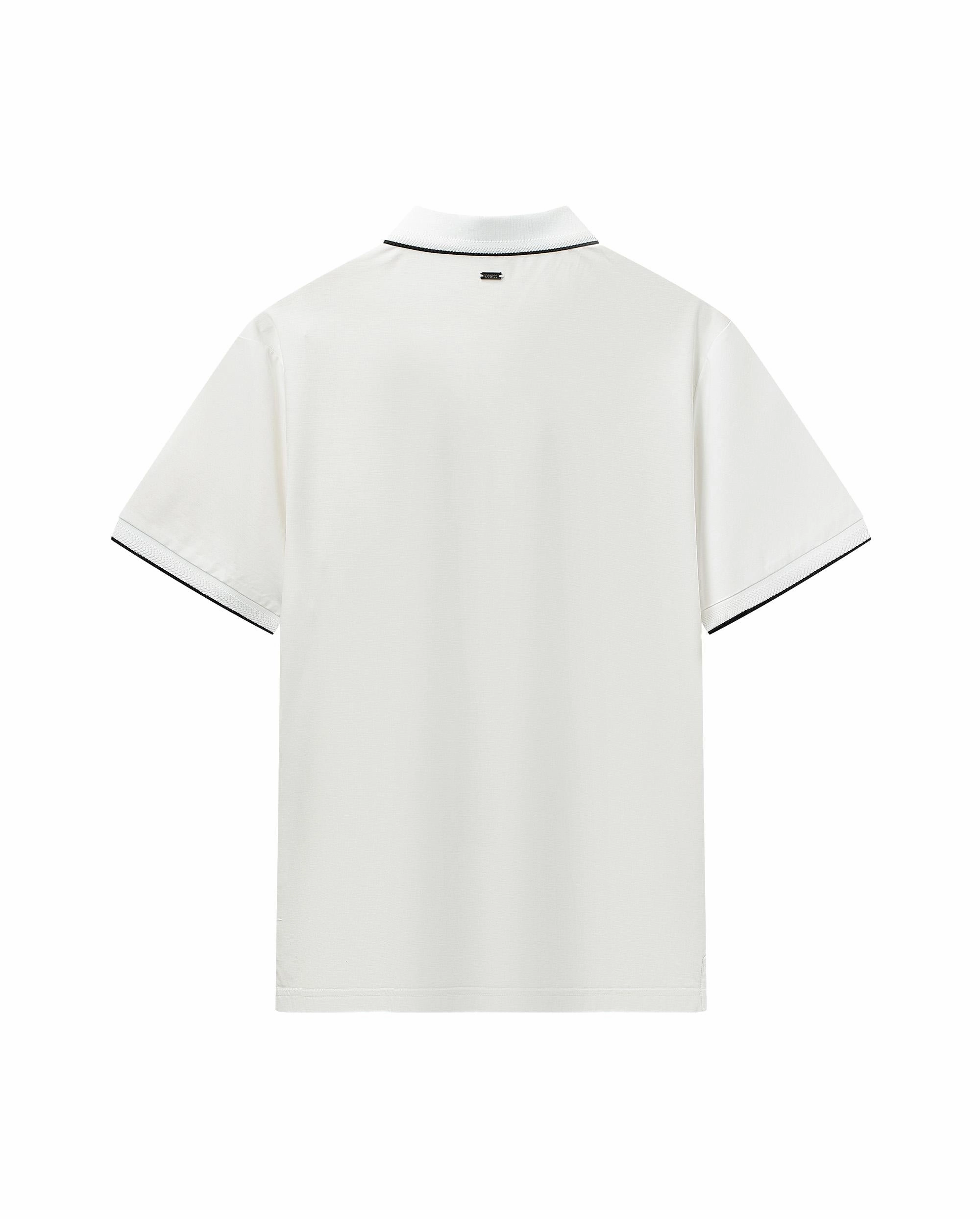 108278-101 | MEN'S K-SWISS LOGO POLO SHIRT | WHITE/WHITE