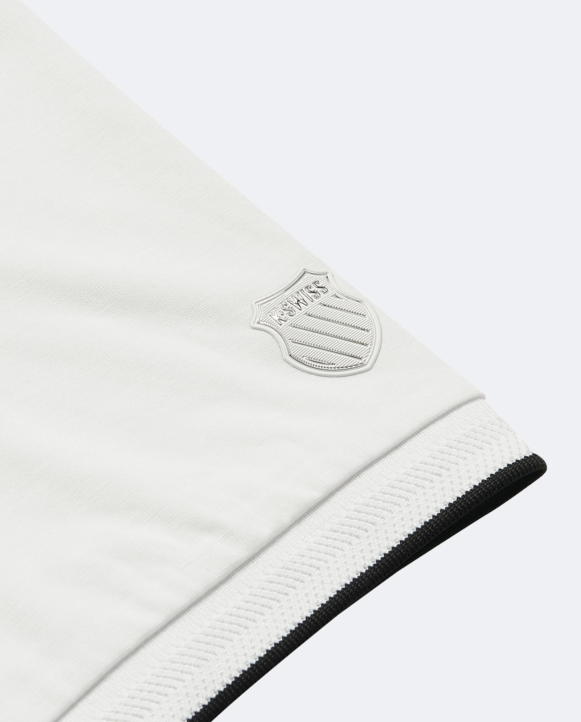 108278-101 | MEN'S K-SWISS LOGO POLO SHIRT | WHITE/WHITE