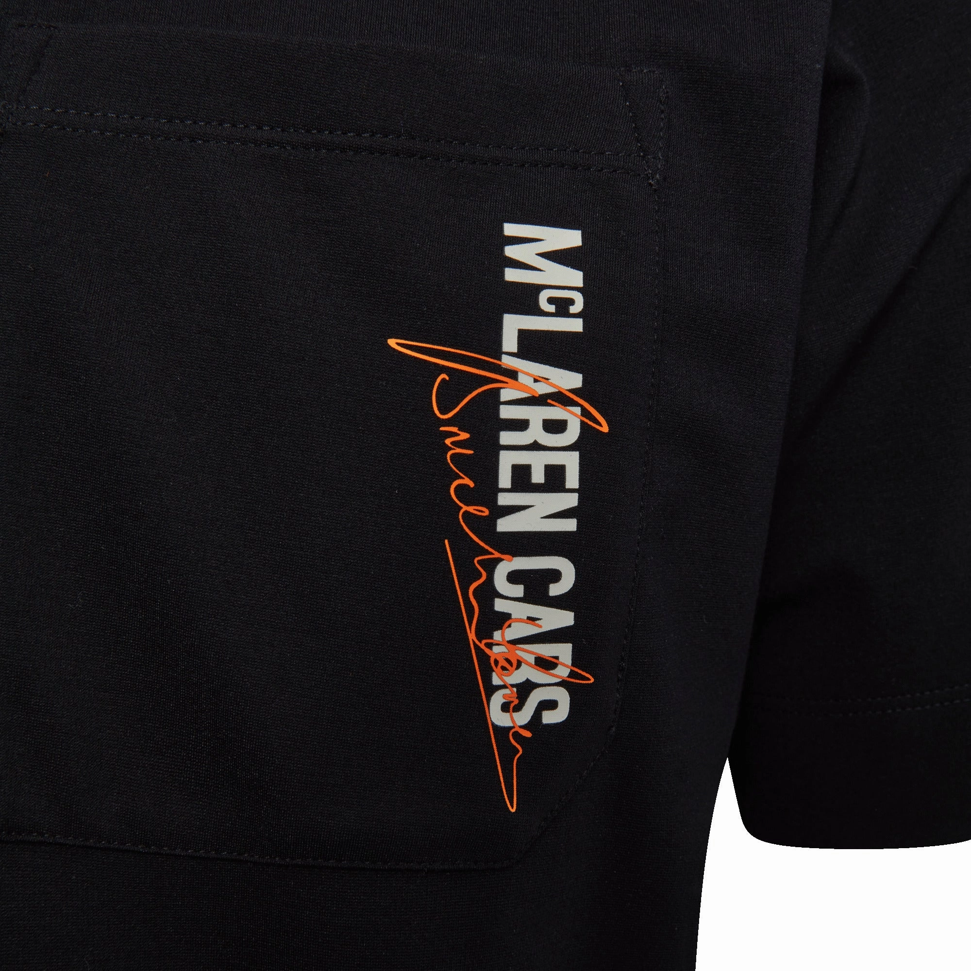 109355-008 | MCLAREN F1 TEAM CARS POCKET TEE | BLACK