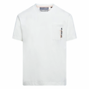 109355-156 | MCLAREN F1 TEAM CARS POCKET TEE | WHITE