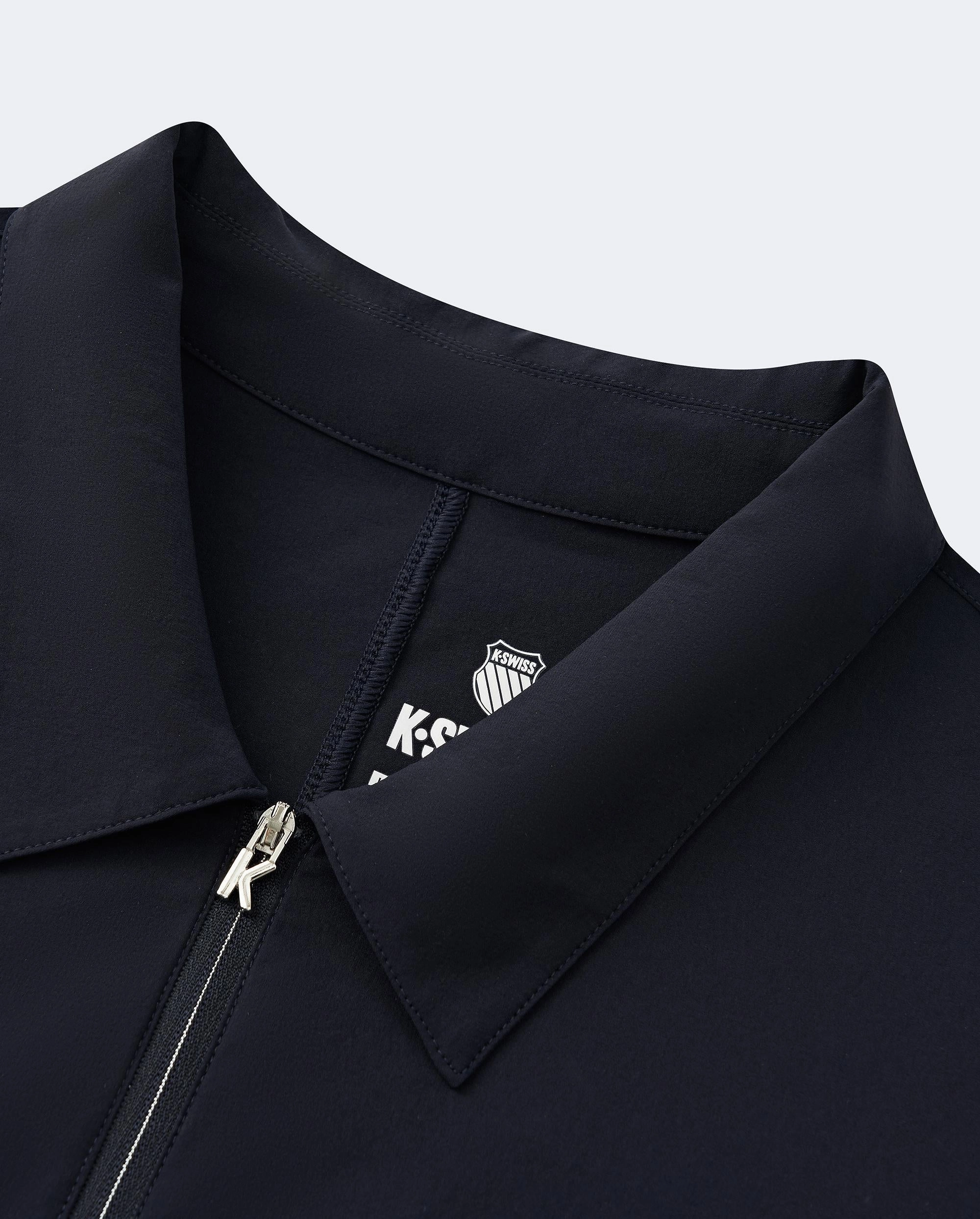 1910772-495 | WOMEN'S K-SWISS LOGO HALF-ZIP POLO DRESS | BLUE/MISC
