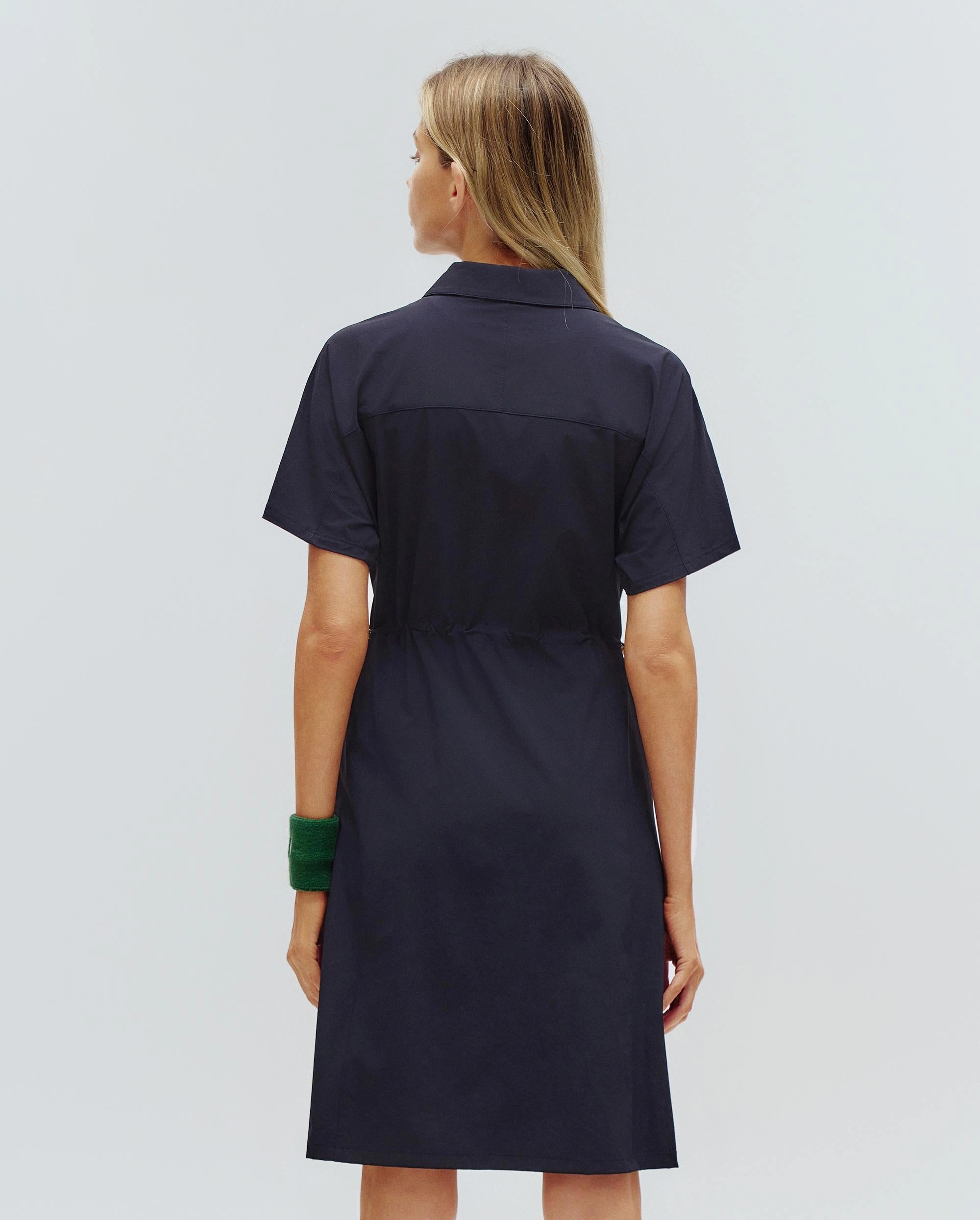 1910772-495 | WOMEN'S K-SWISS LOGO HALF-ZIP POLO DRESS | BLUE/MISC