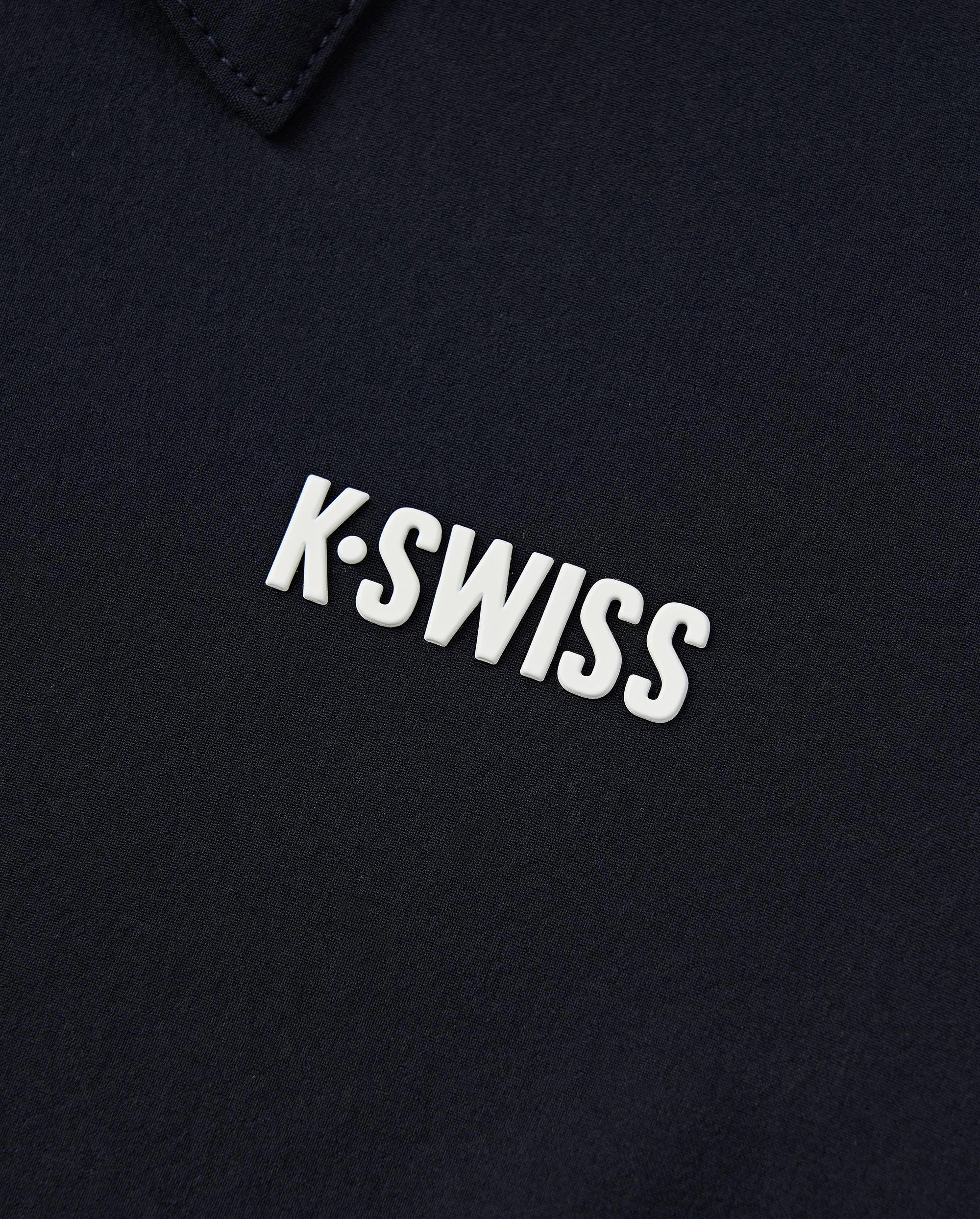 1910772-495 | WOMEN'S K-SWISS LOGO HALF-ZIP POLO DRESS | BLUE/MISC