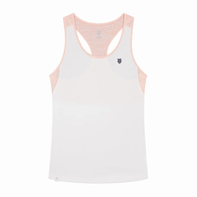 194938-124 | HYPERCOURT SPEED TANK 3 | WHITE / PEACH MELANGE