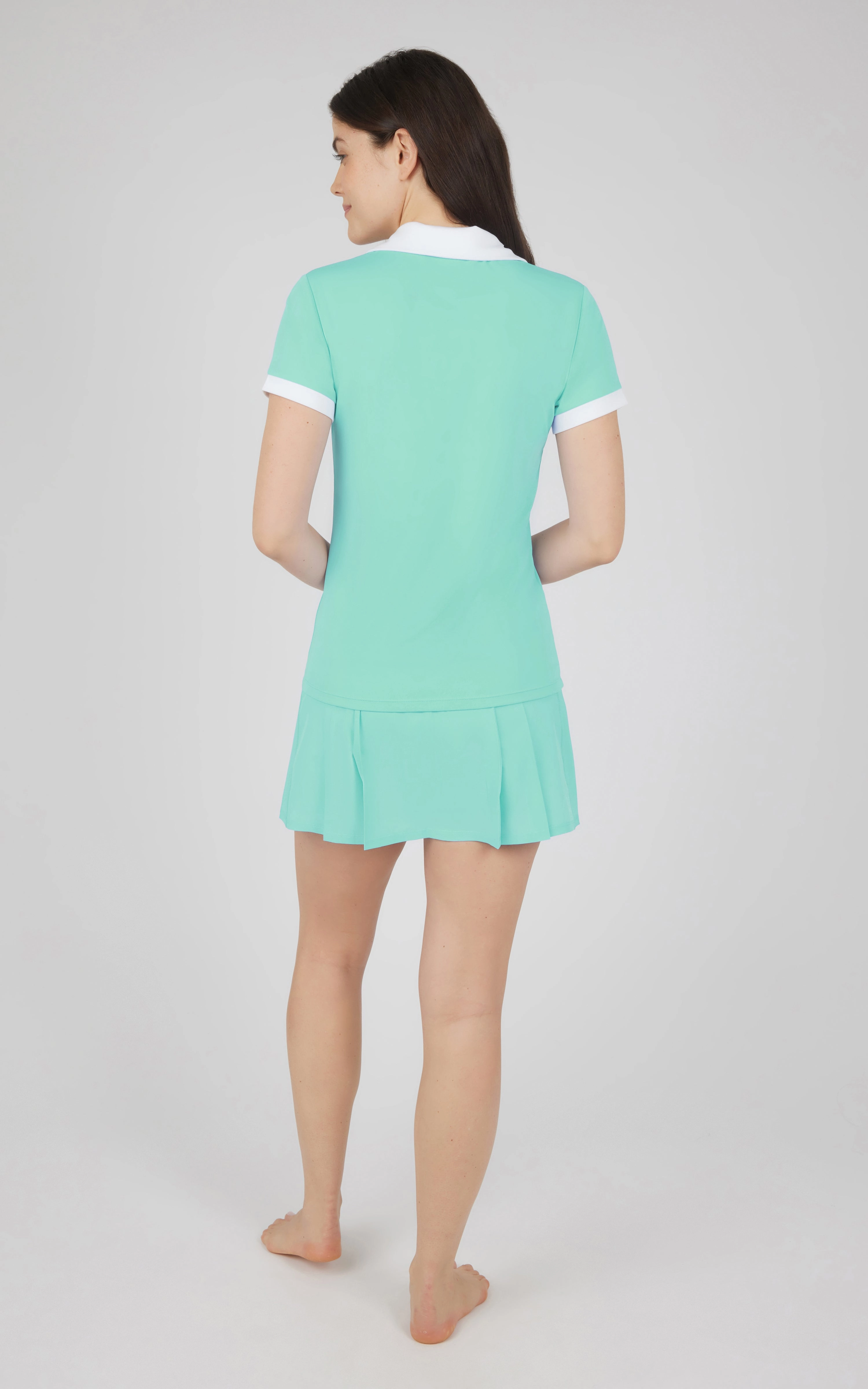 2 PC Nude Tech Polo and Lightstreme Skort Set
