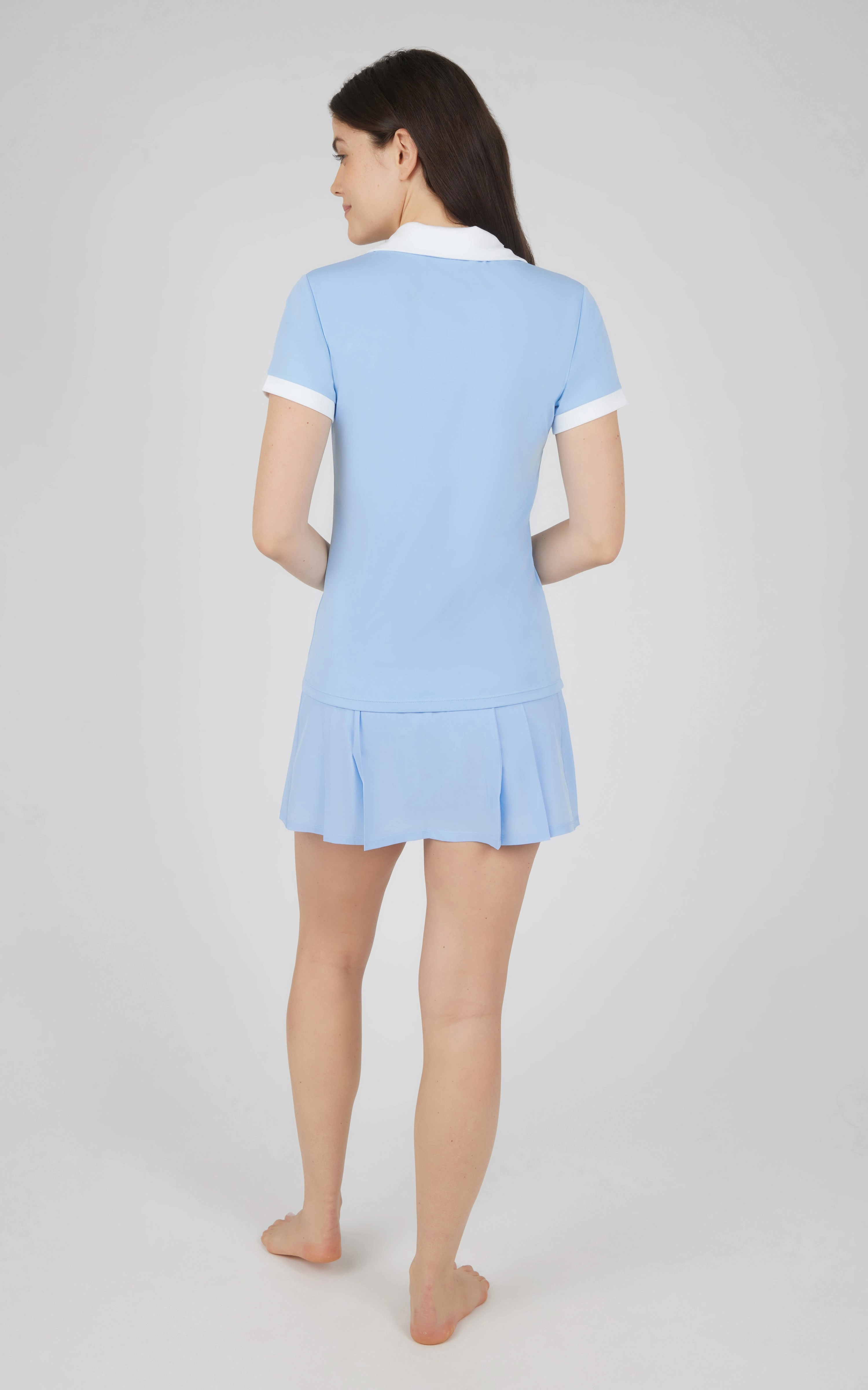 2 PC Nude Tech Polo and Lightstreme Skort Set