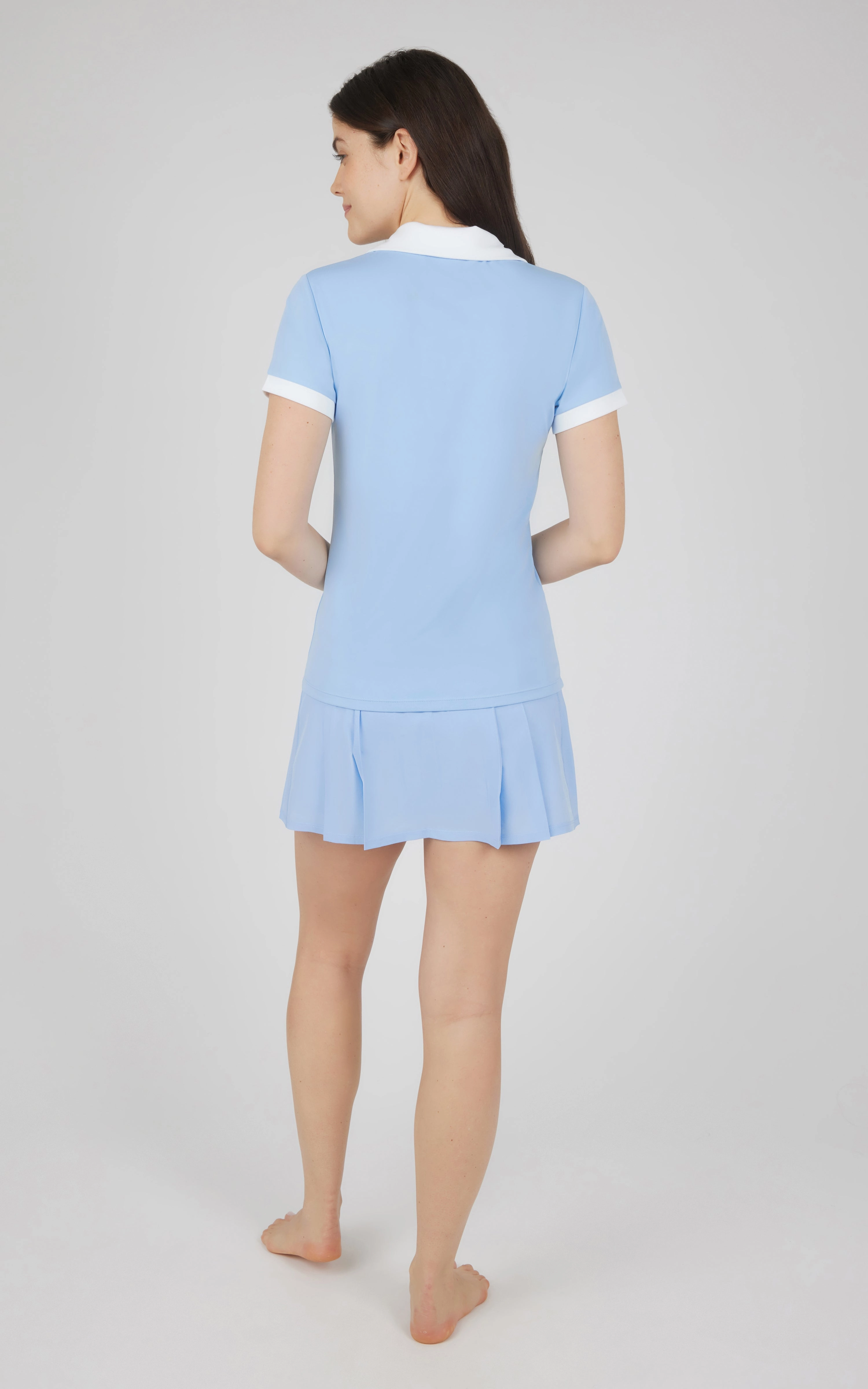 2 PC Nude Tech Polo and Lightstreme Skort Set