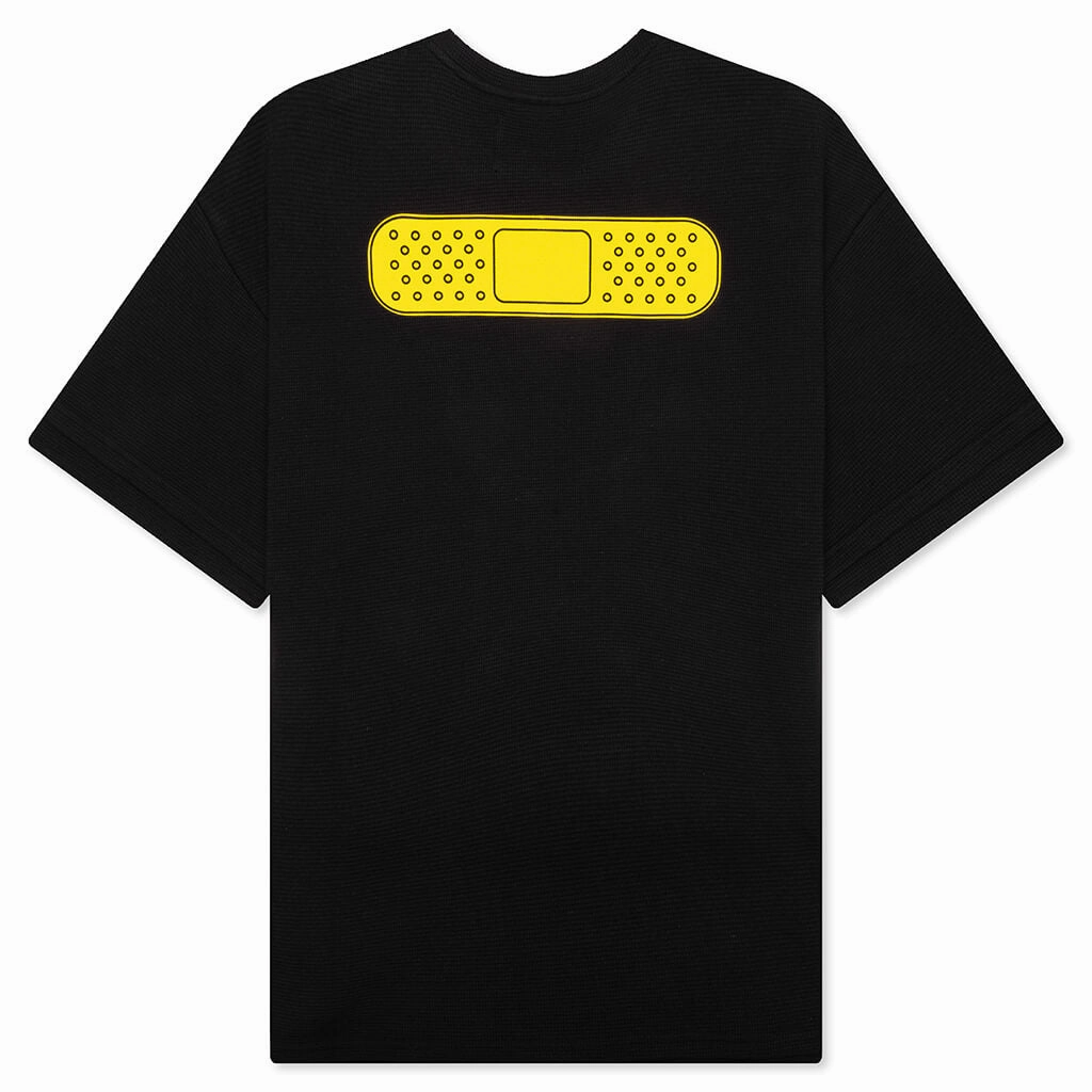 39 Waffle Tee - Black/Yellow