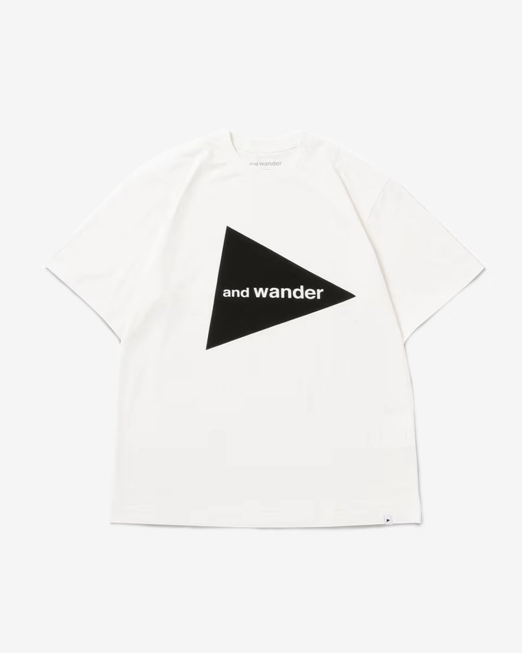 and wander Logo SS T White