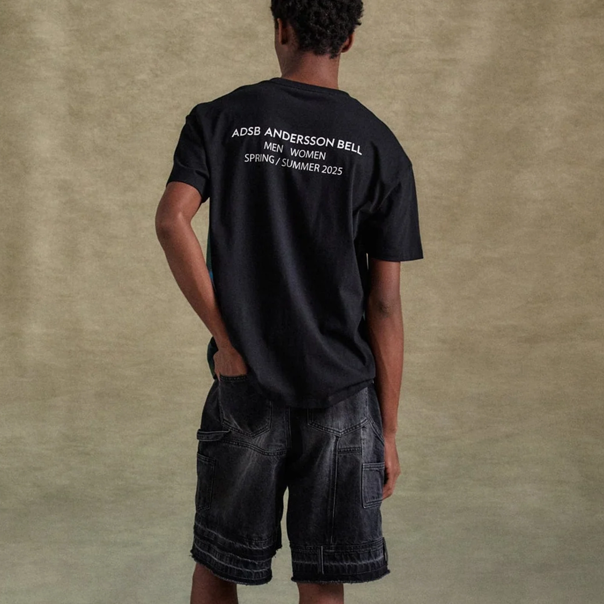 Andersson Bell Gas Station Logo T-Shirts Black ATB1289M