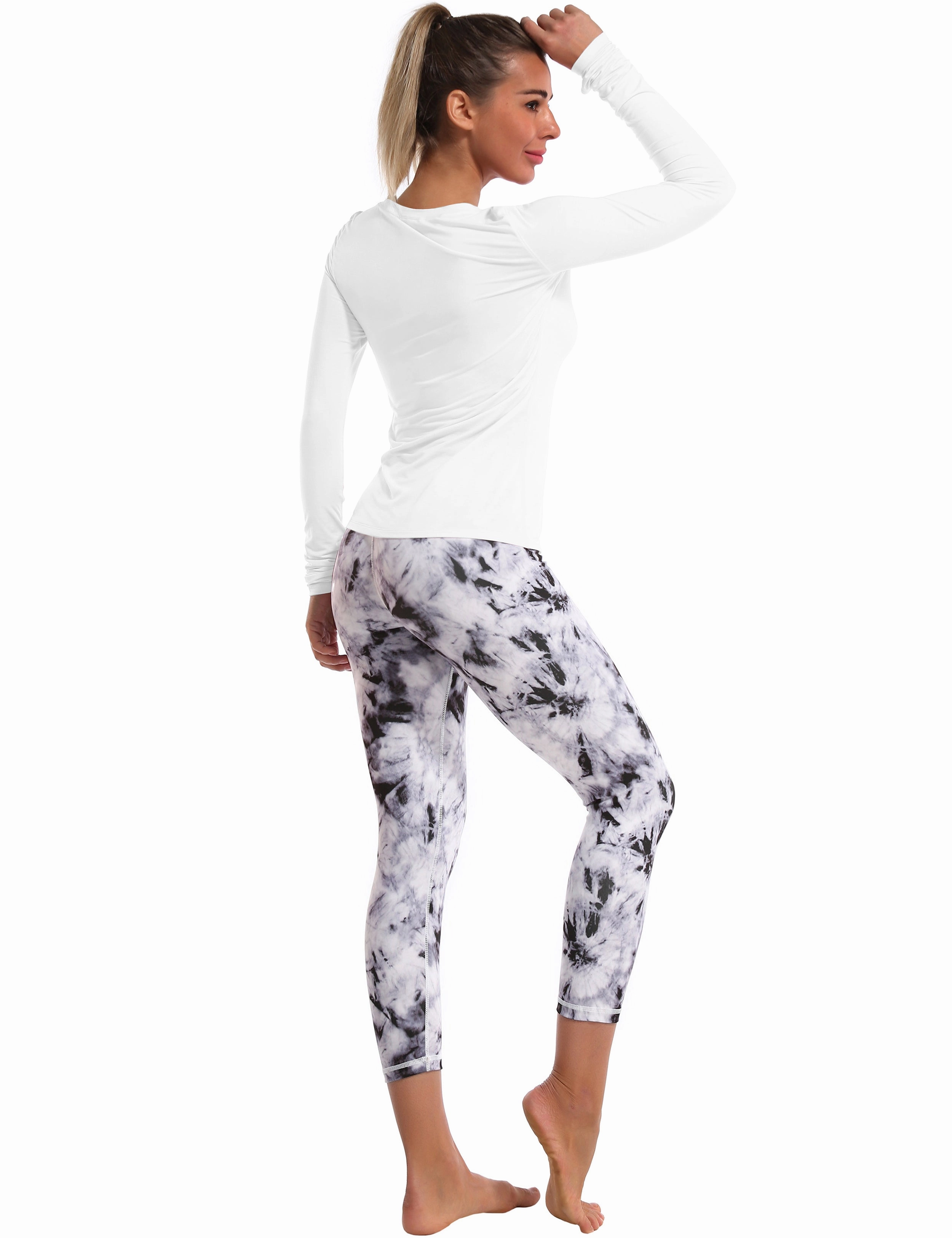 Athlete Long Sleeve Tops white_Golf