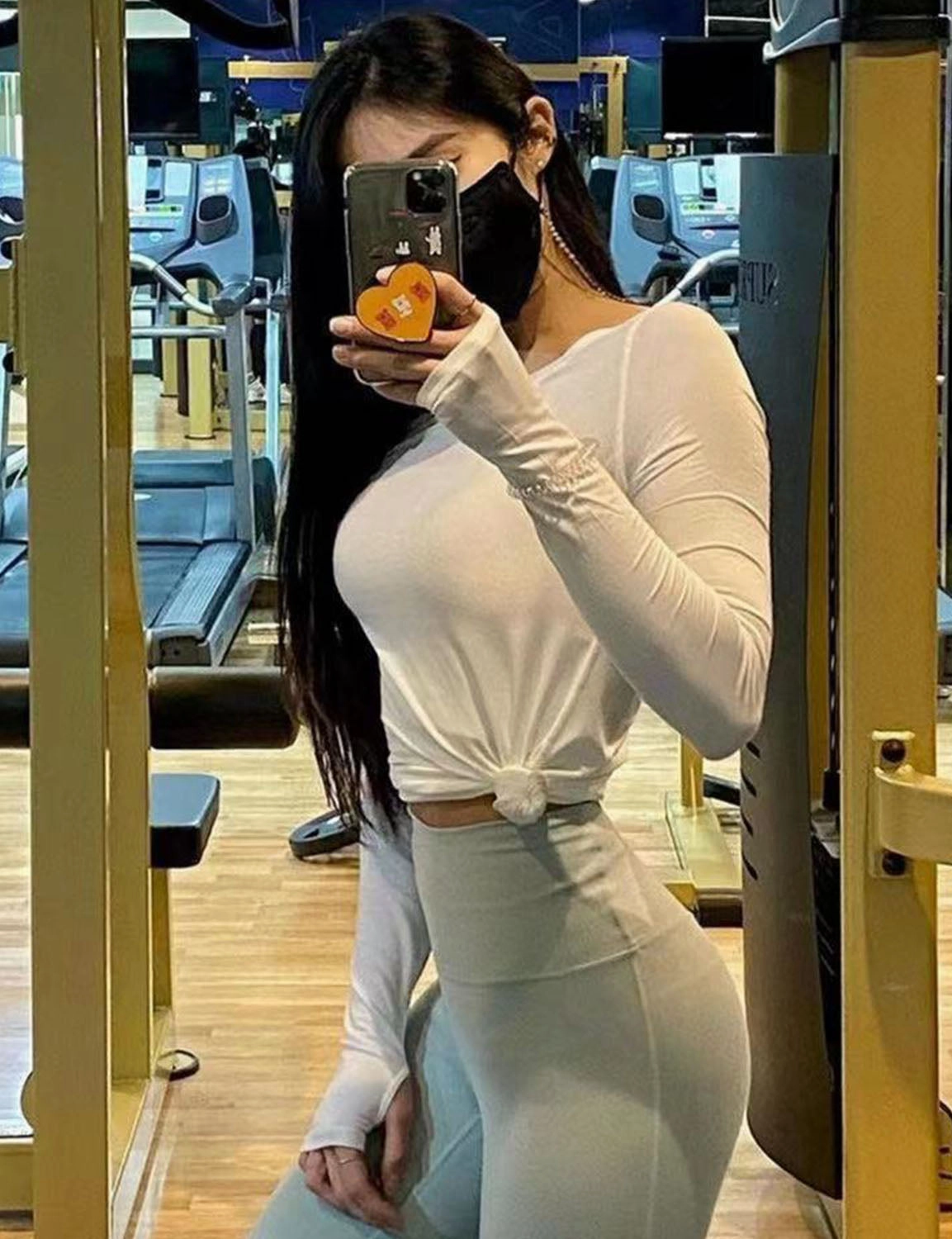 Athlete Long Sleeve Tops white ins_Golf