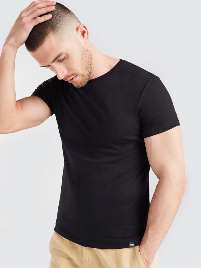 BAM - Origin Luxe Men's Bamboo T-Shirt - Black