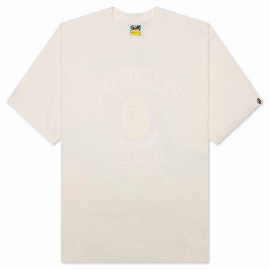 Bathing Ape Relaxed Fit Tee - Ivory