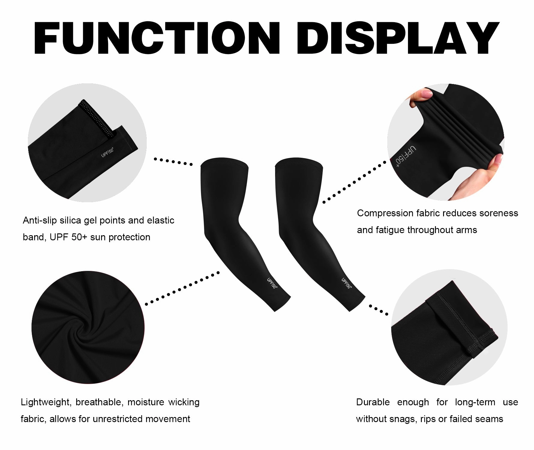 BUBBLELIME 82N/18S Sports Arm Sleeve_Golf