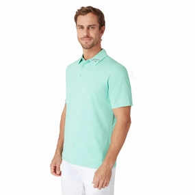 Callaway Golf Warped Gingham Print Polo Shirt