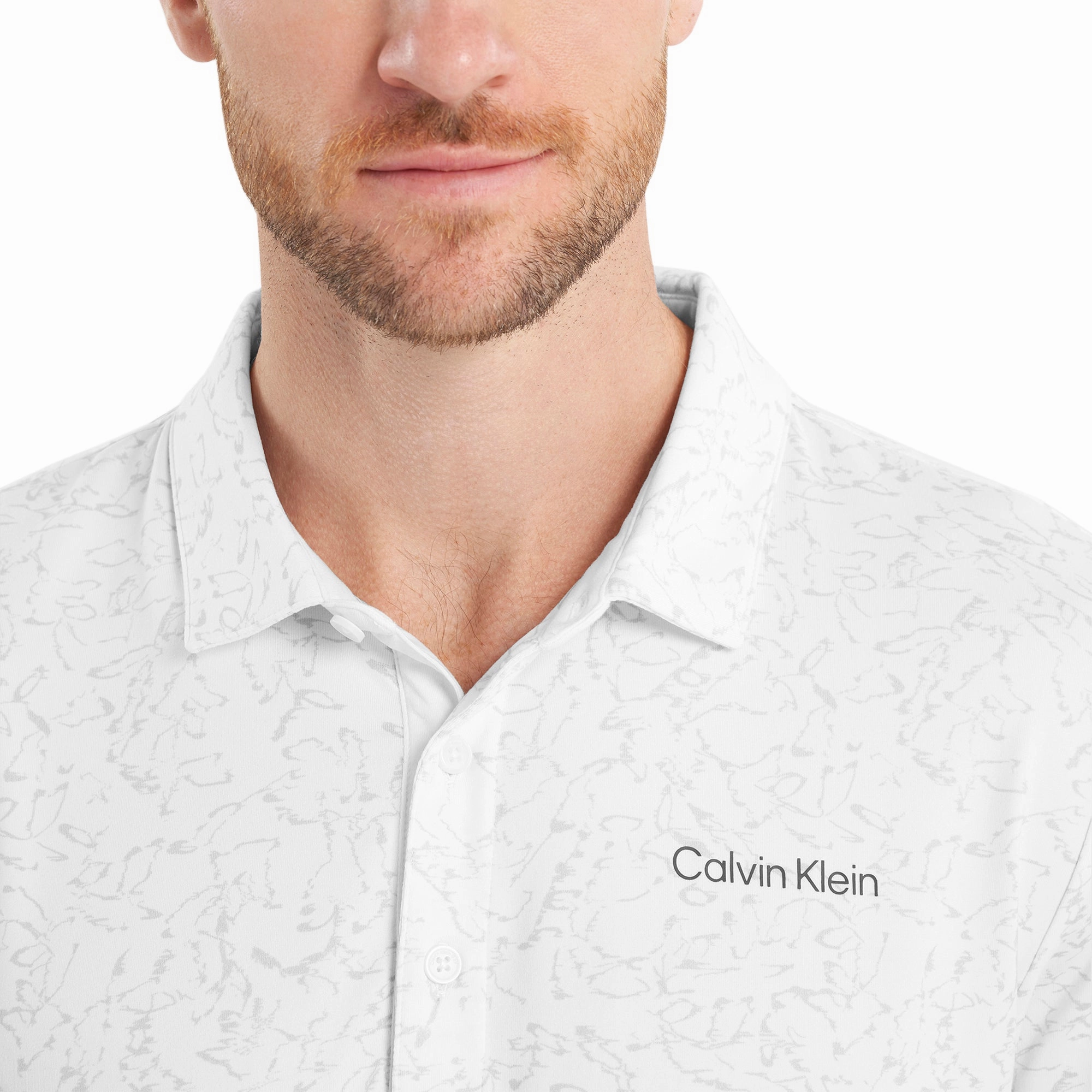 Calvin Klein Golf Abstract Watercolour Shirt