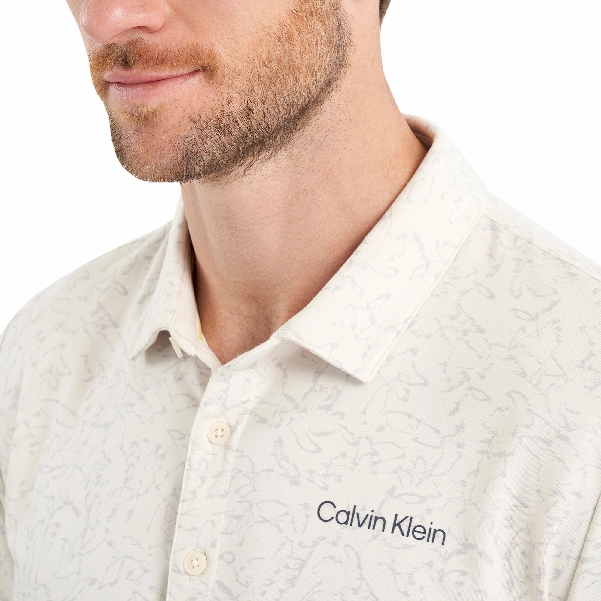 Calvin Klein Golf Abstract Watercolour Shirt