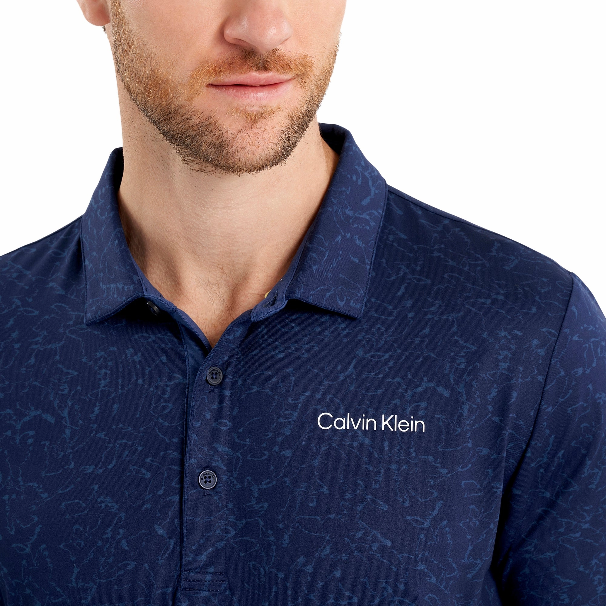 Calvin Klein Golf Abstract Watercolour Shirt