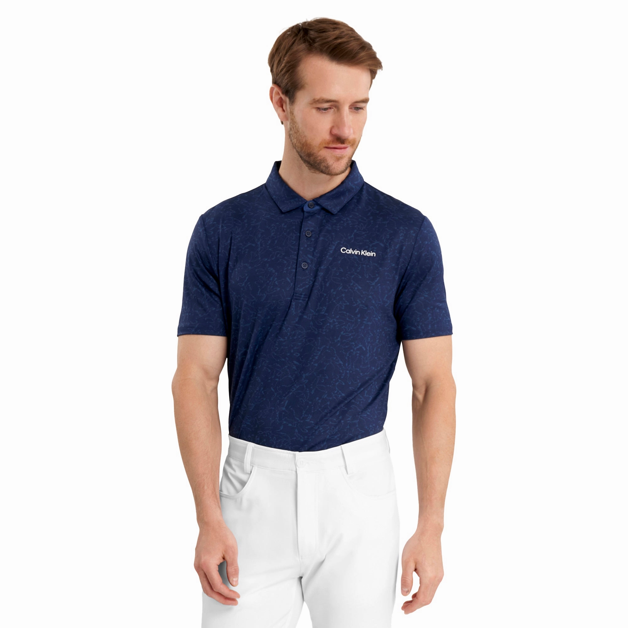 Calvin Klein Golf Abstract Watercolour Shirt