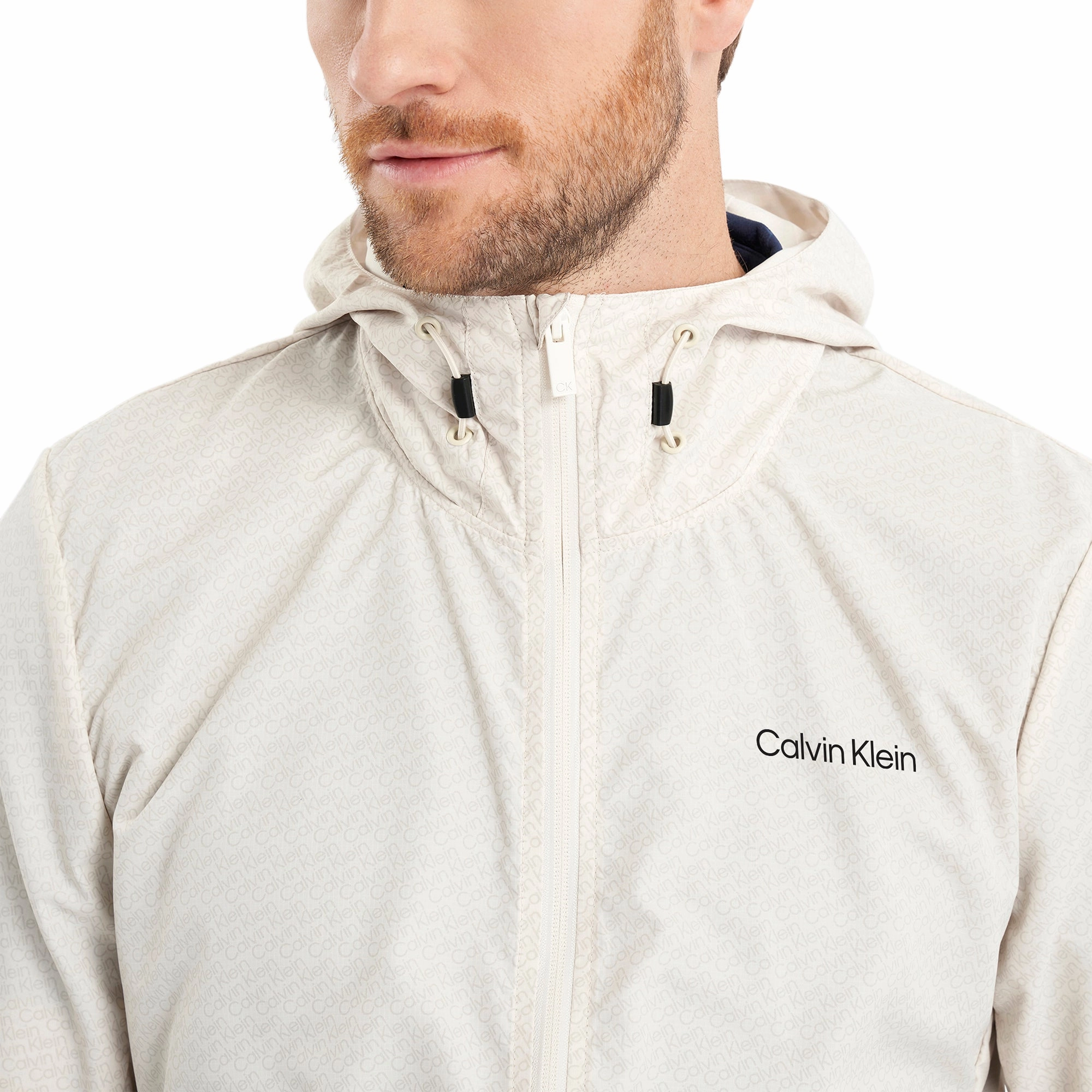 Calvin Klein Golf Printed Windbreaker Jacket