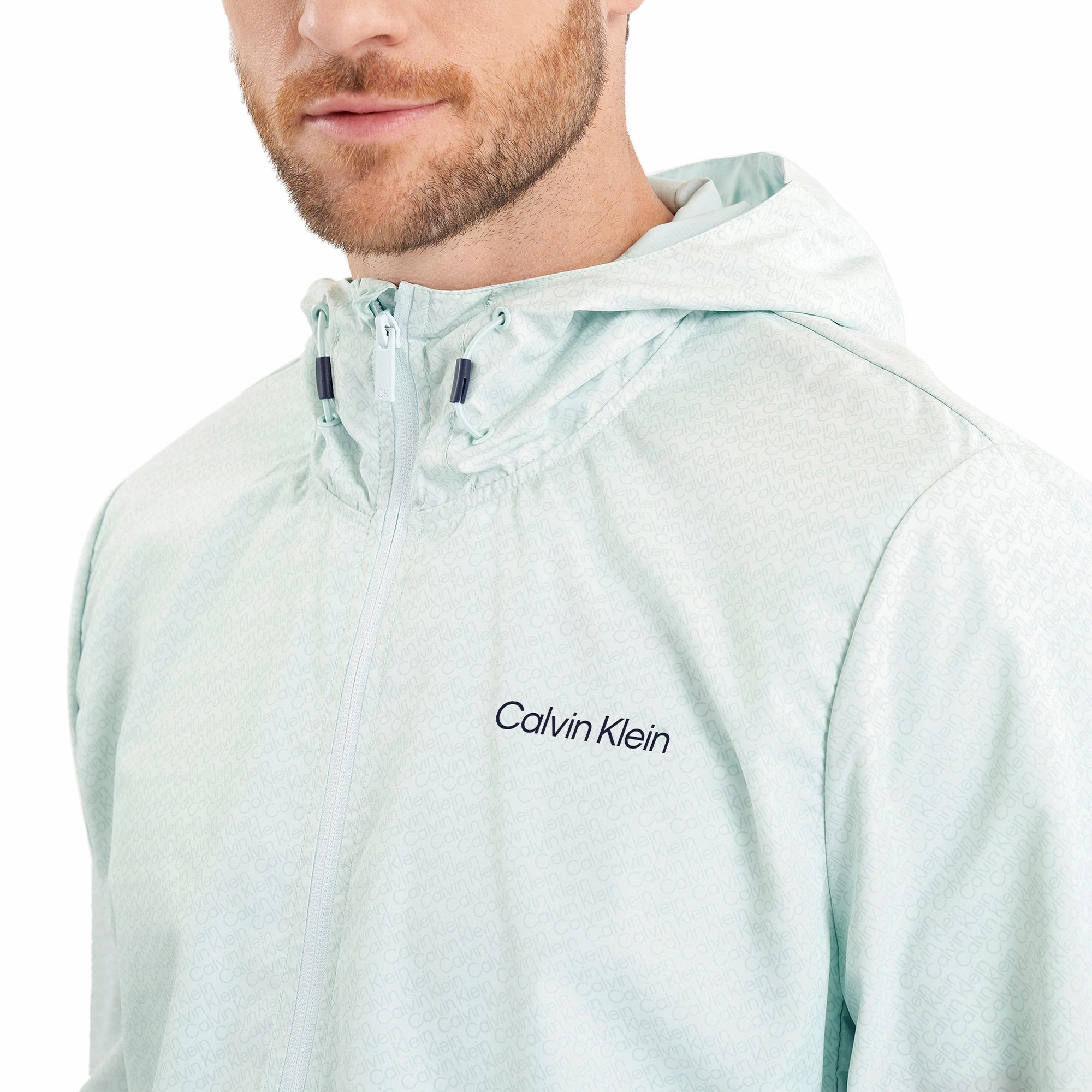 Calvin Klein Golf Printed Windbreaker Jacket
