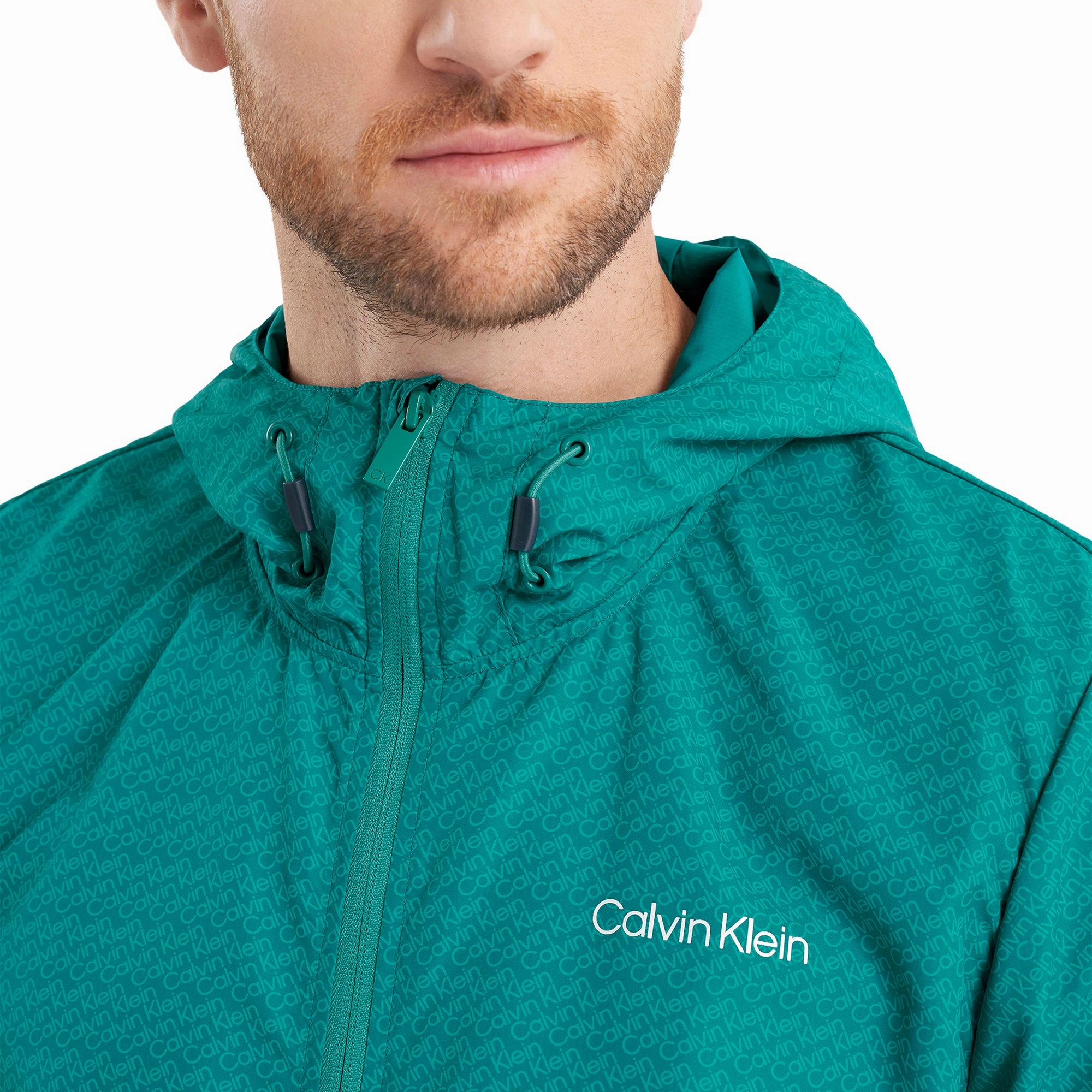 Calvin Klein Golf Printed Windbreaker Jacket