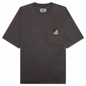 Carhartt WIP x Invincible S/S Pigment Dyed T-Shirt - Soot