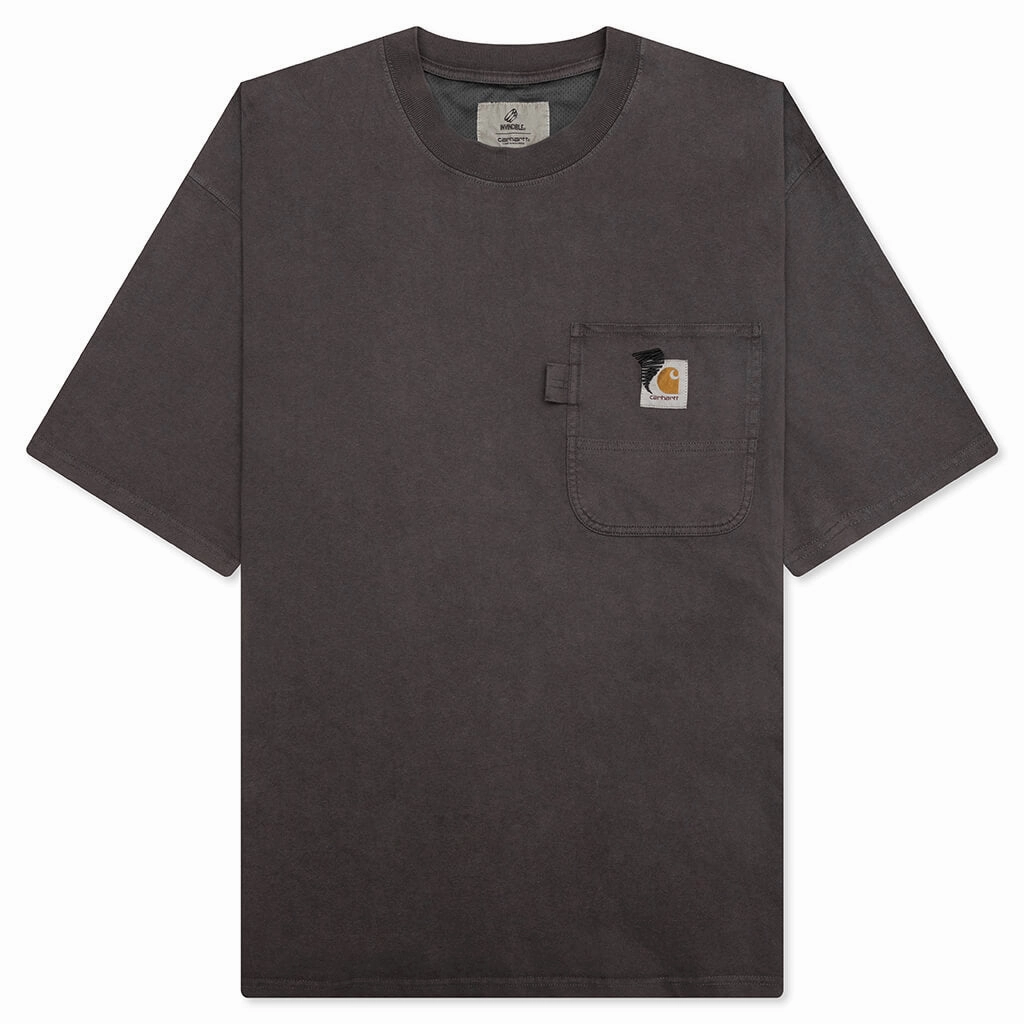 Carhartt WIP x Invincible S/S Pigment Dyed T-Shirt - Soot
