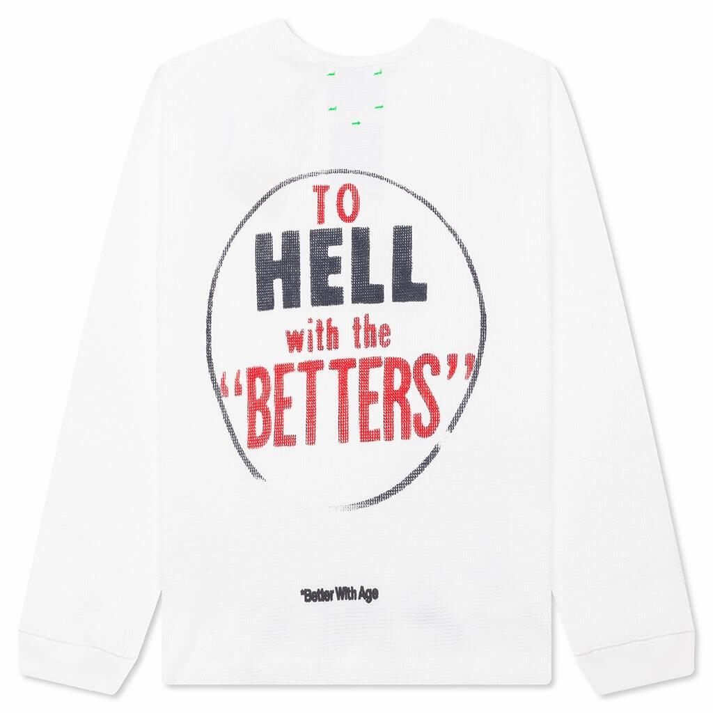 Chamomile Waffle Long Sleeve Shirt - Cream