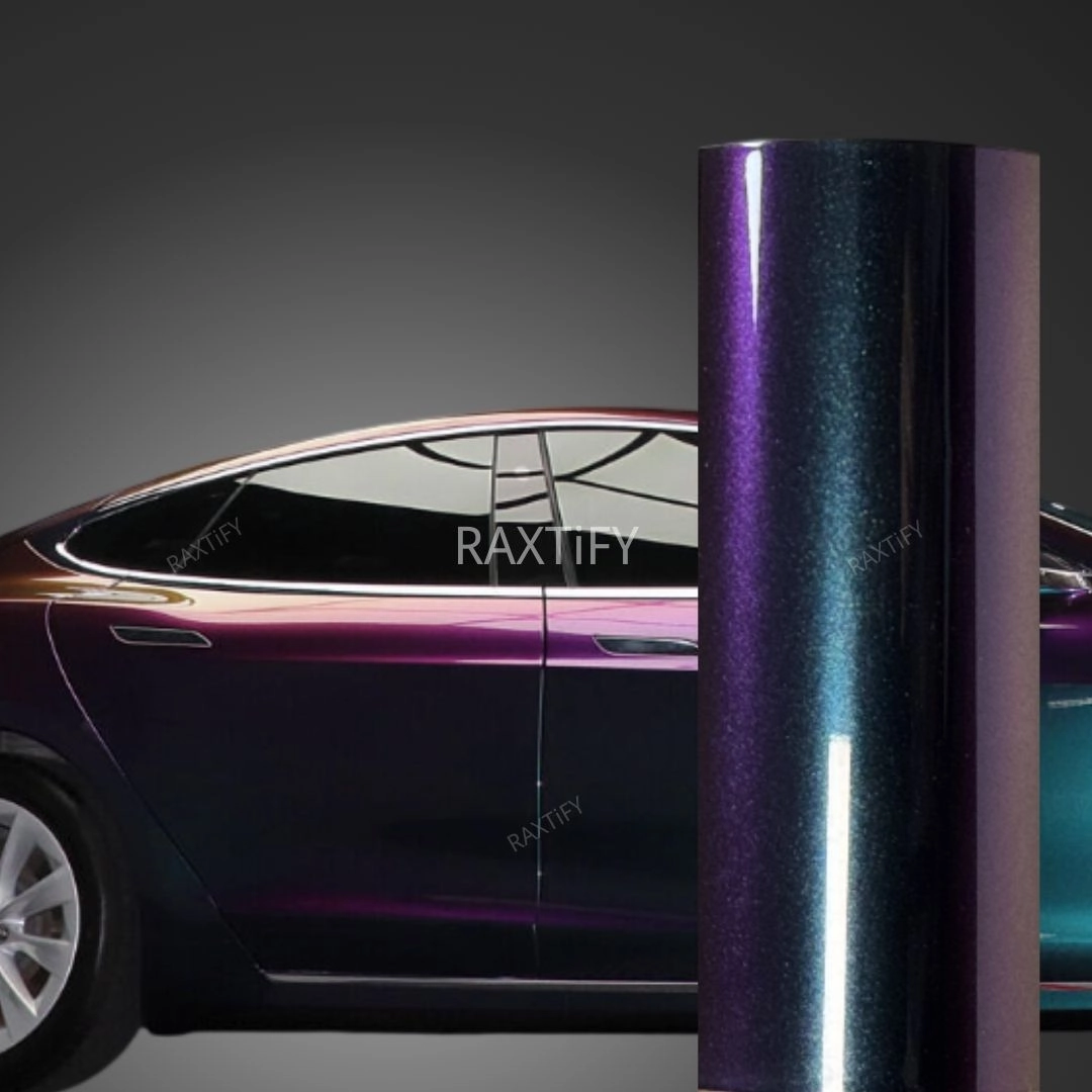 Color Shift Spectrum Purple Blue Vinyl Wrap