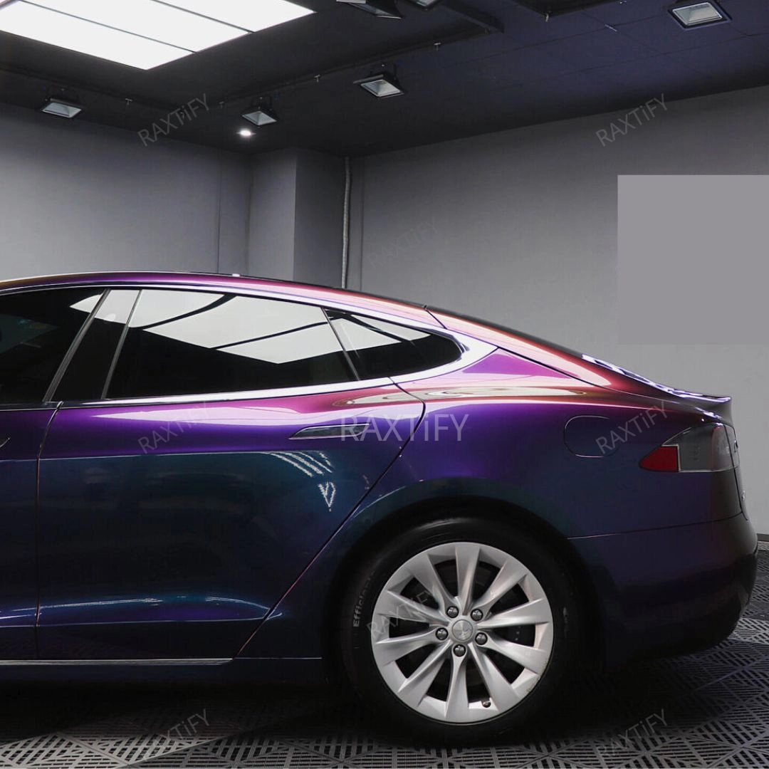 Color Shift Spectrum Purple Blue Vinyl Wrap