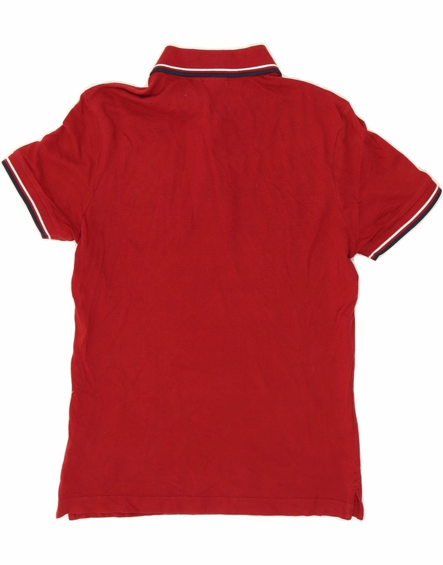 DIADORA Mens Polo Shirt Small Red Cotton