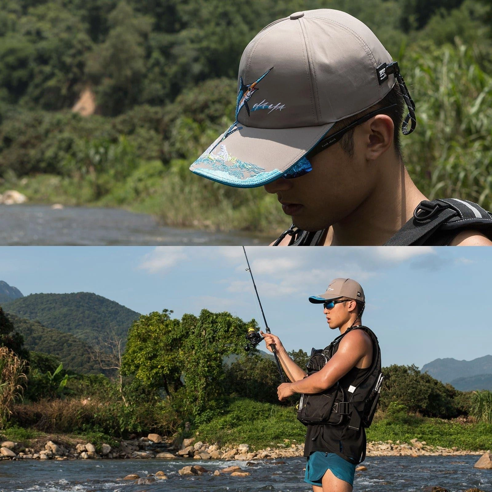 Dr.Fish Fishing Sun Cap UPF 50 