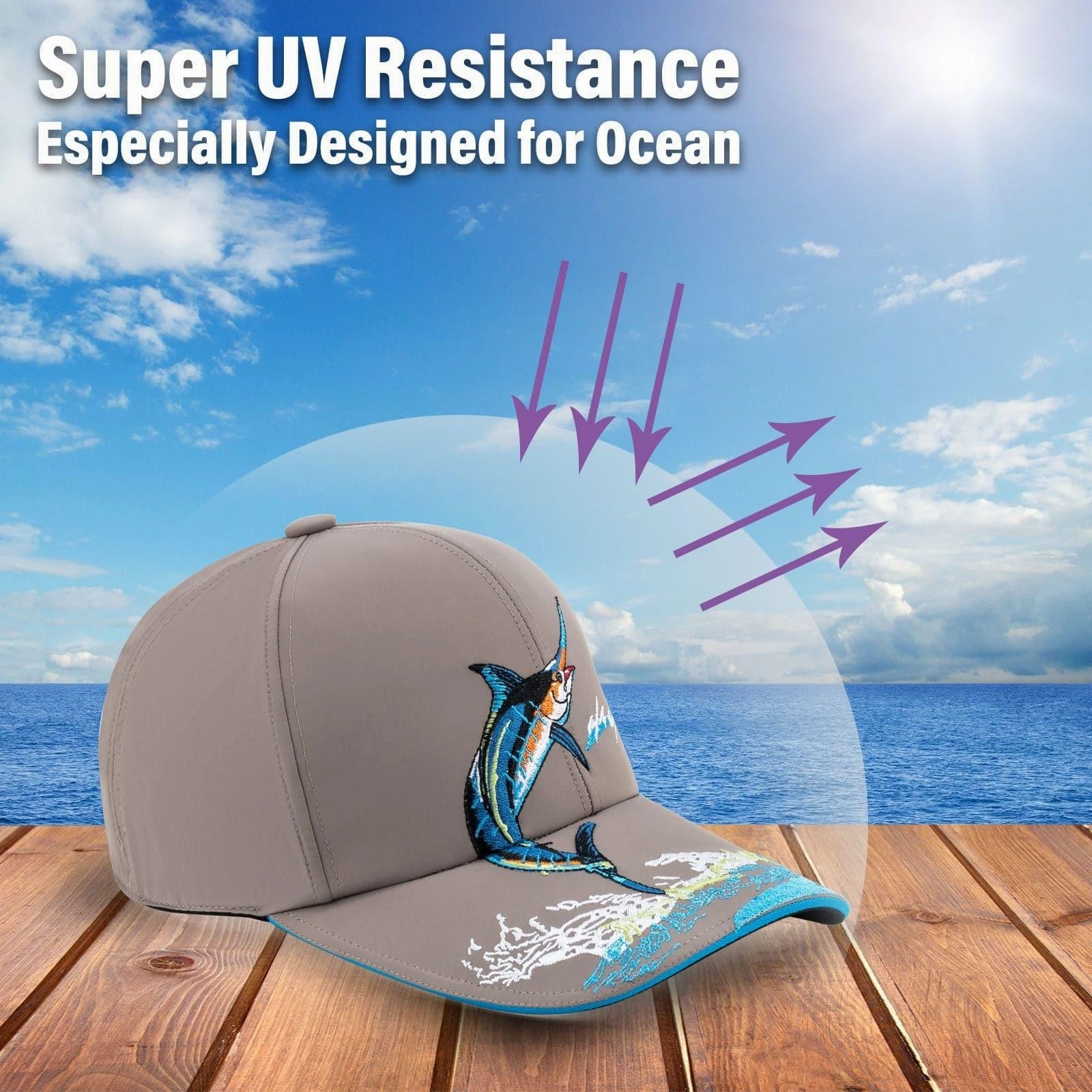 Dr.Fish Fishing Sun Cap UPF 50 