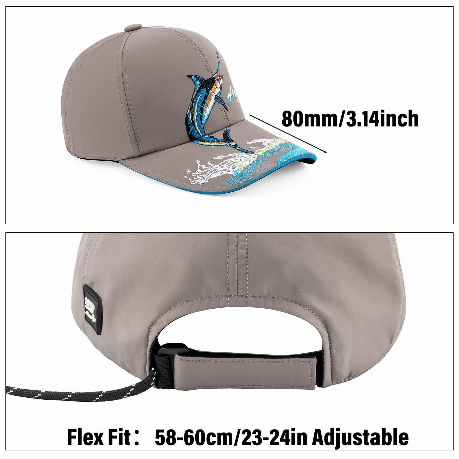 Dr.Fish Fishing Sun Cap UPF 50 