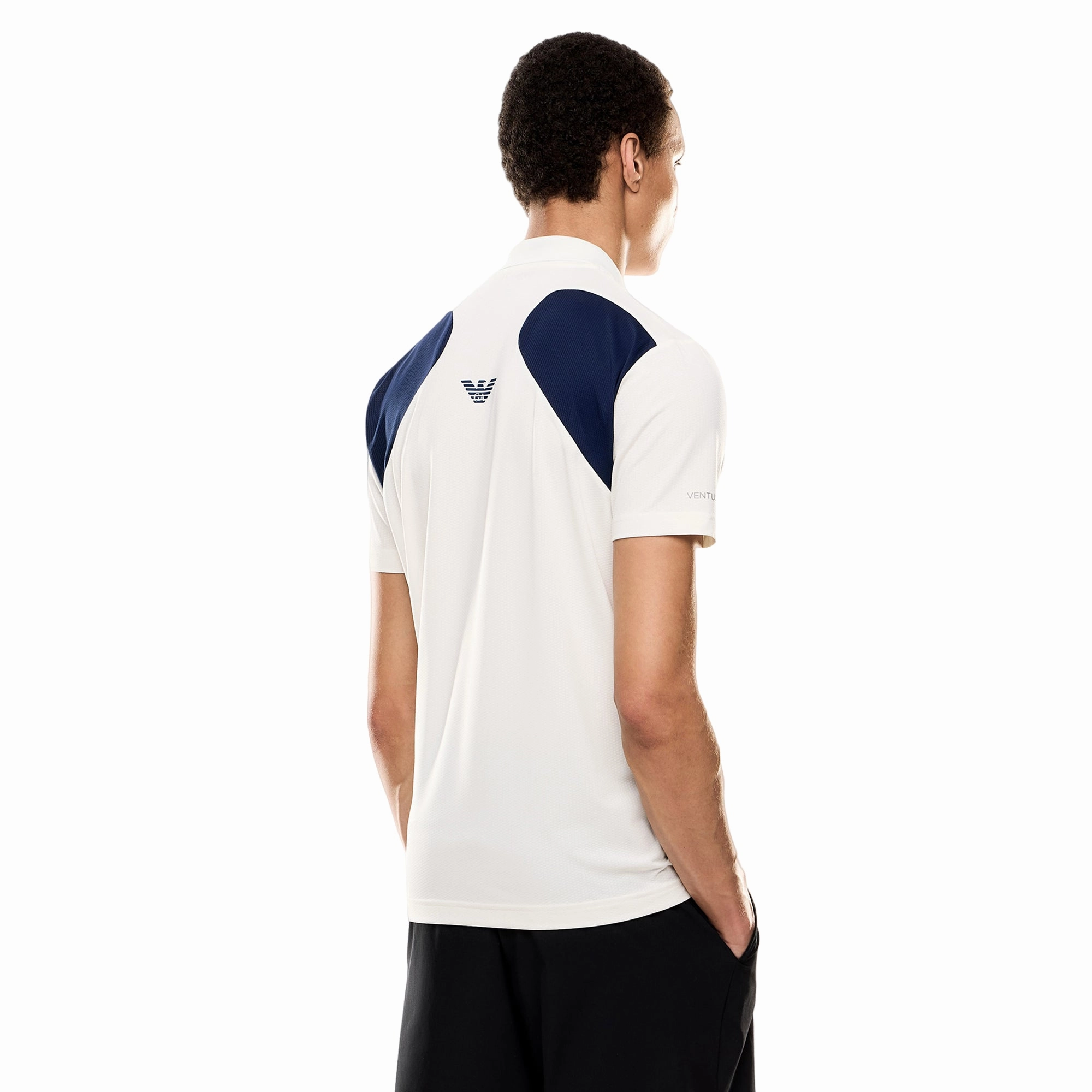 Emporio Armani EA7 Pro Two Tone Polo Shirt