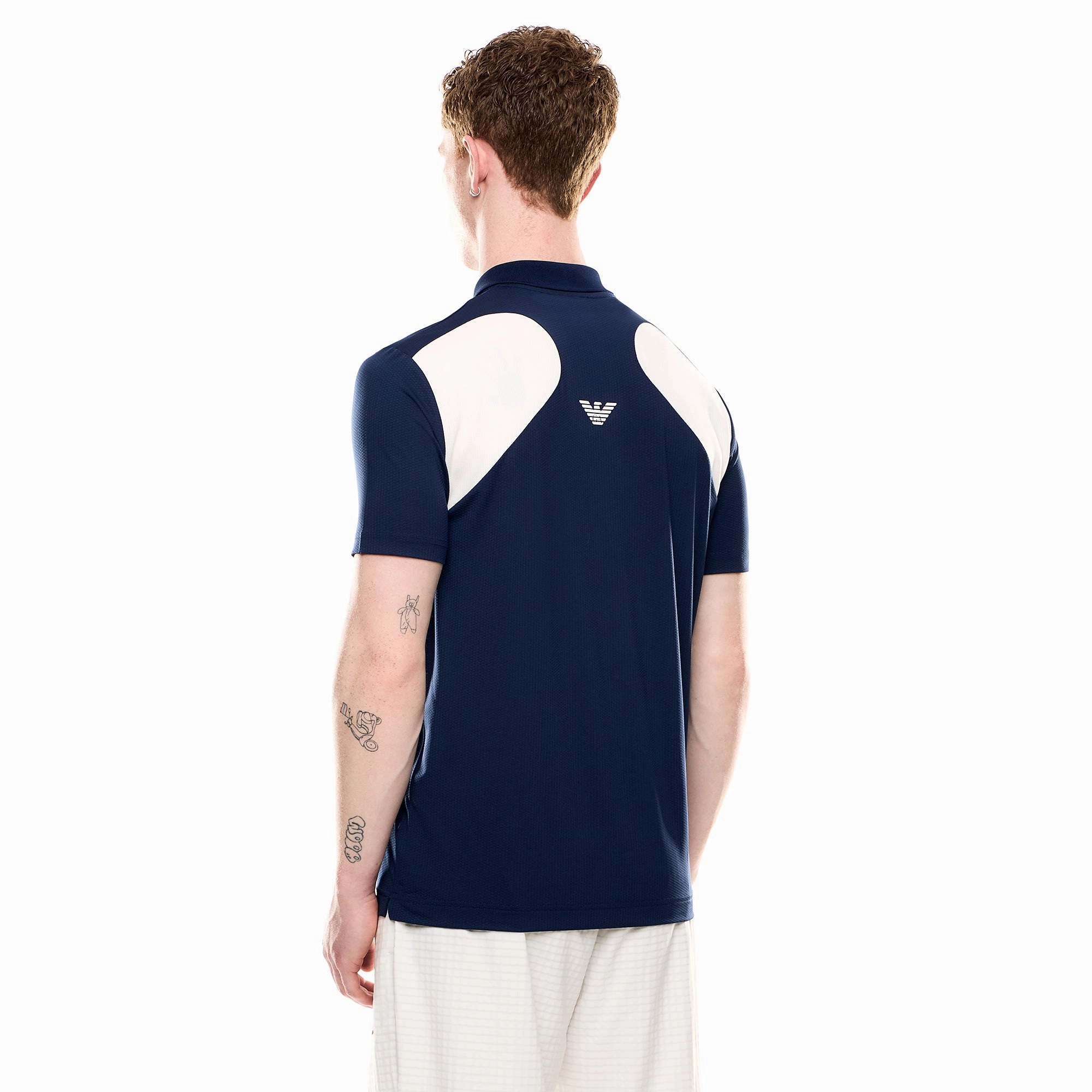 Emporio Armani EA7 Pro Two Tone Polo Shirt