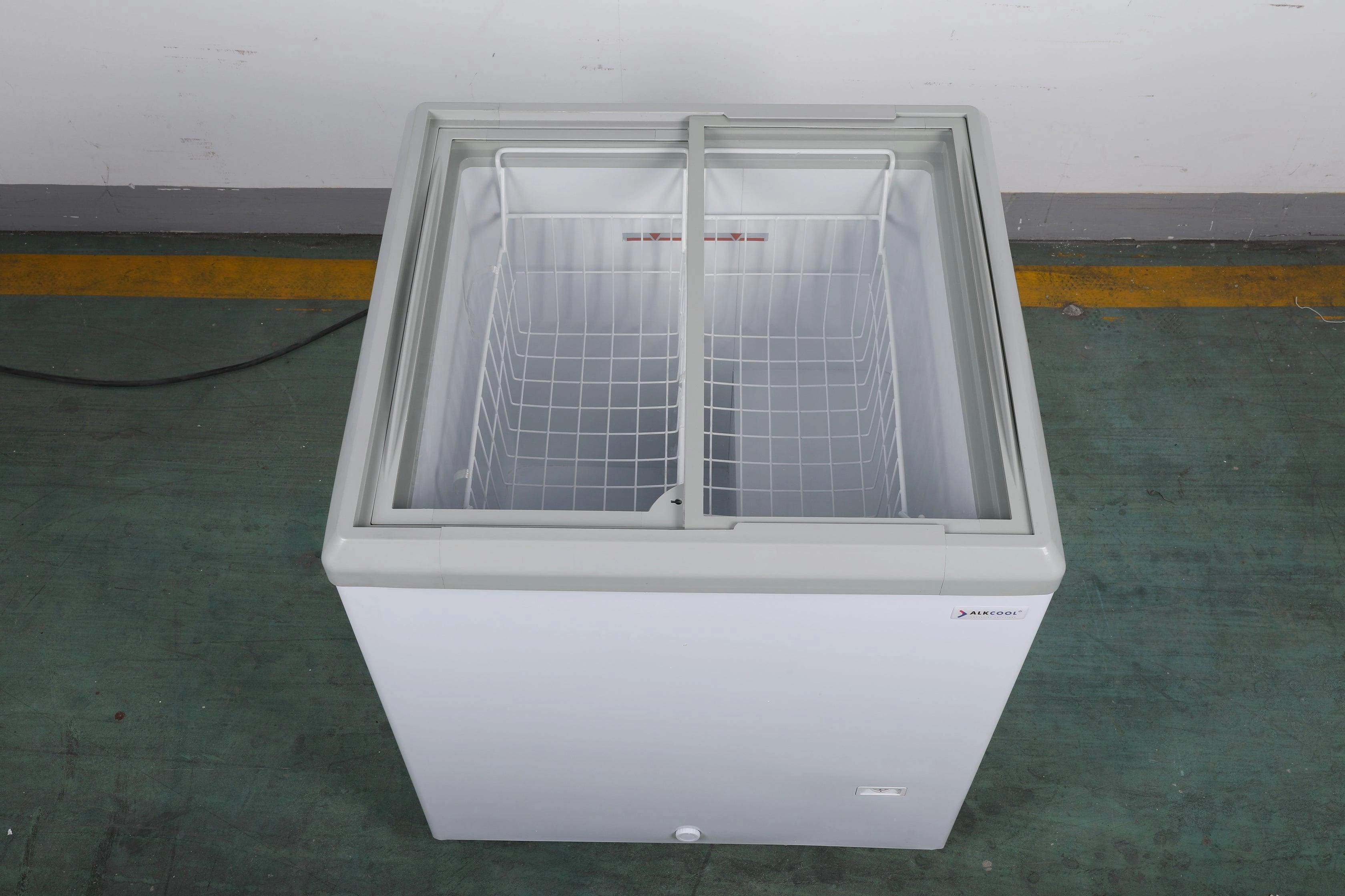 FDF7.2CF 28'' Width Horizontal Display Island Freezer - Nafcool™ Commercial Freezer Icecream, frozen food, Ice bag