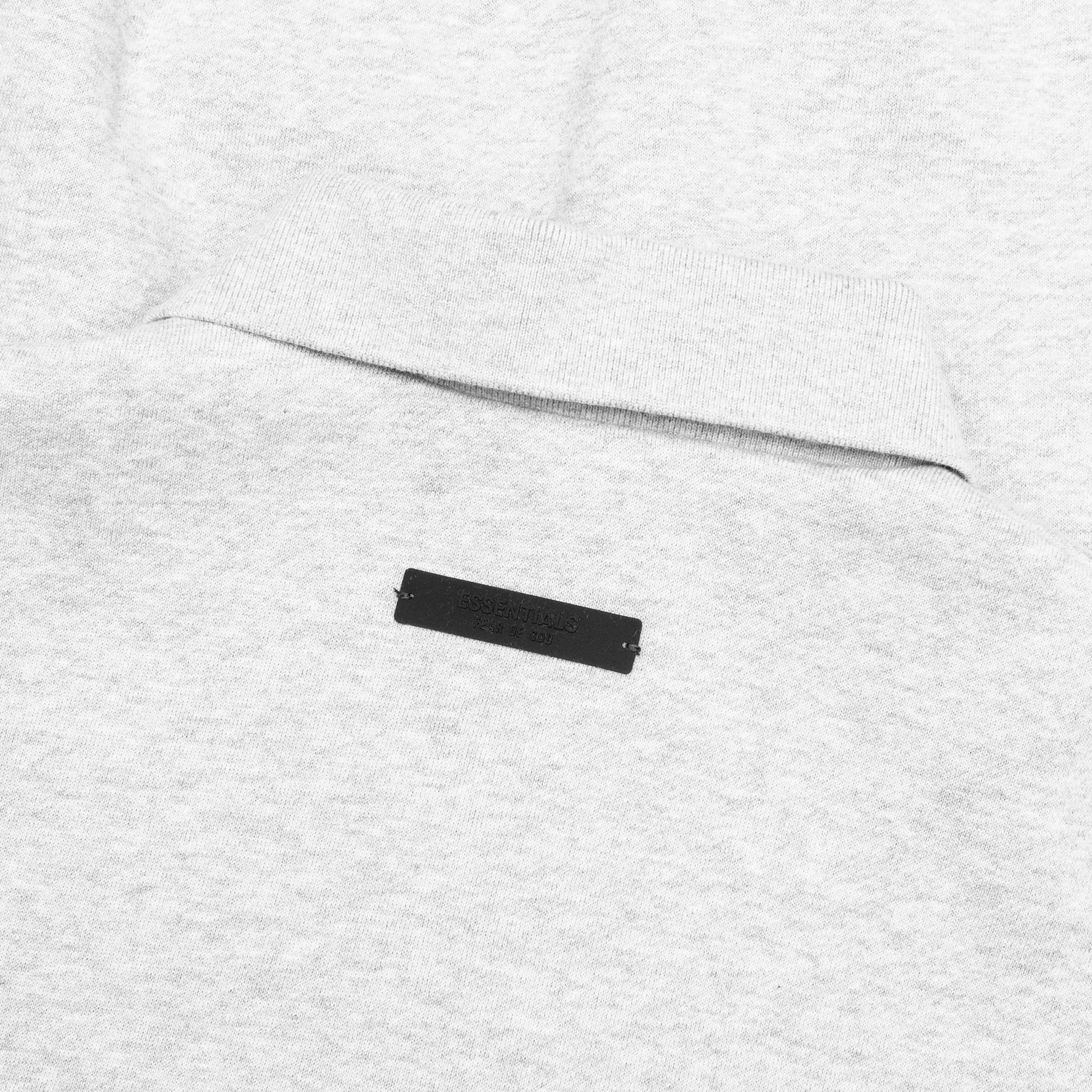 Fleece Polo - Light Heather Gray
