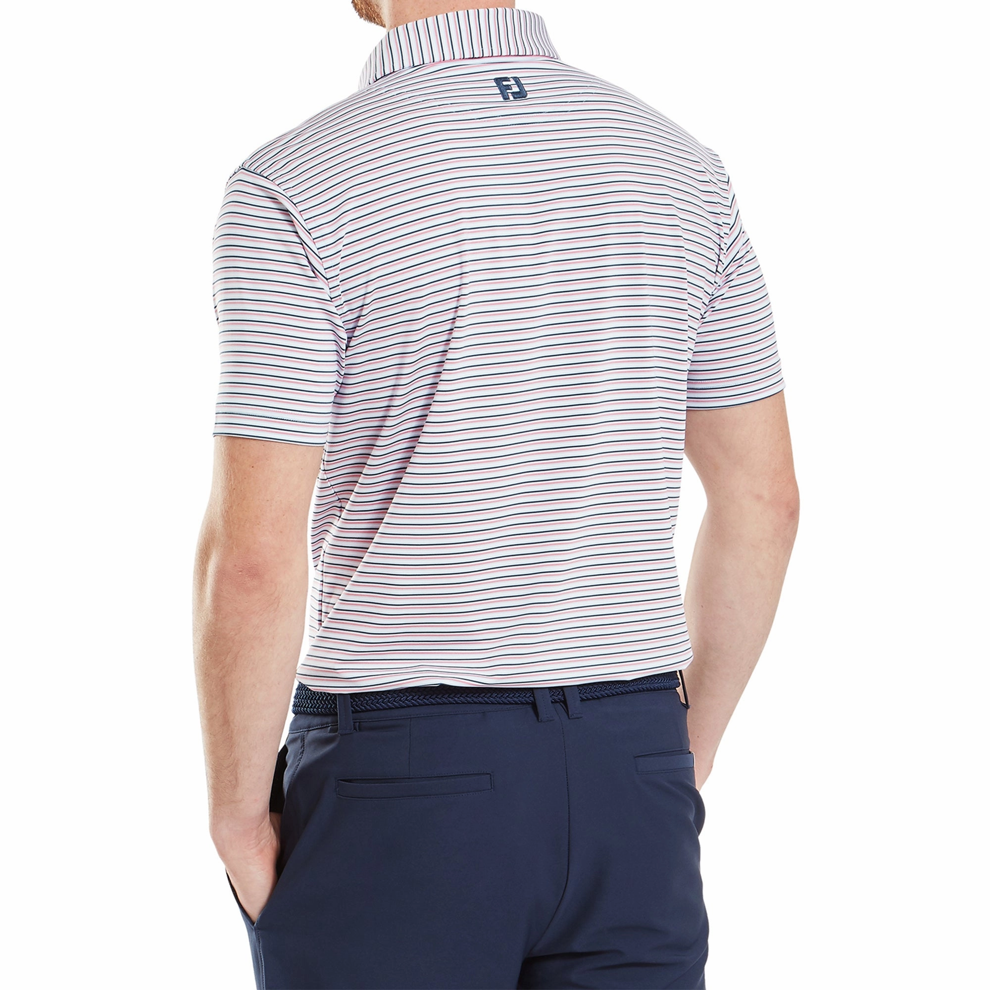 FootJoy Balance Stripe Lisle Golf Shirt