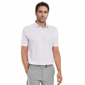 FootJoy Bounce Print Pique Golf Shirt