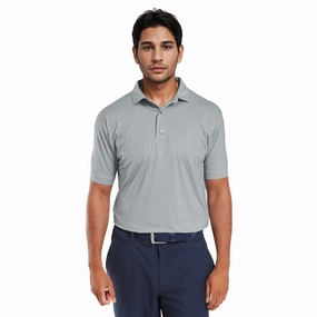 FootJoy Houndstooth Geo Lisle Golf Shirt